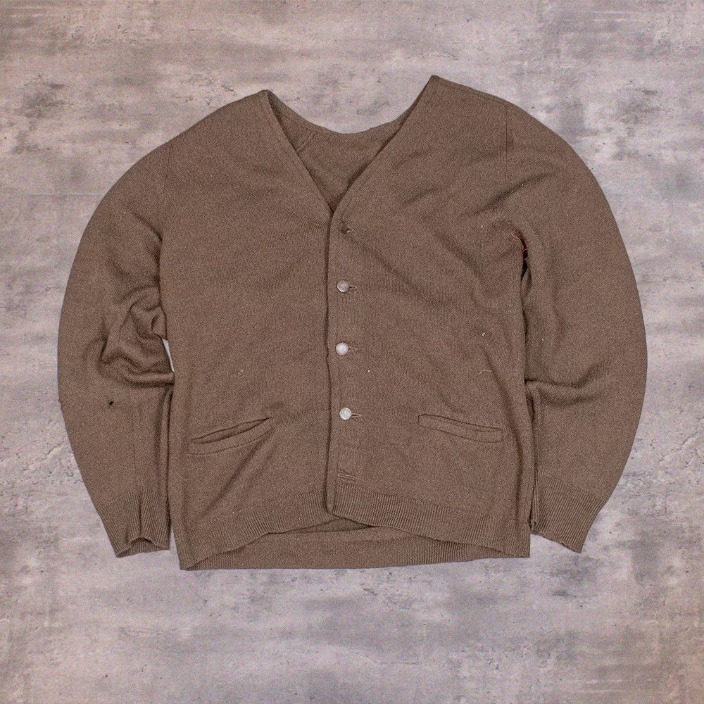 Tyler The Creator Vintage 1990’s Cardigan Brown Distressed Sweater Size US M / EU 48-50 / 2 - 1 Thumbnail