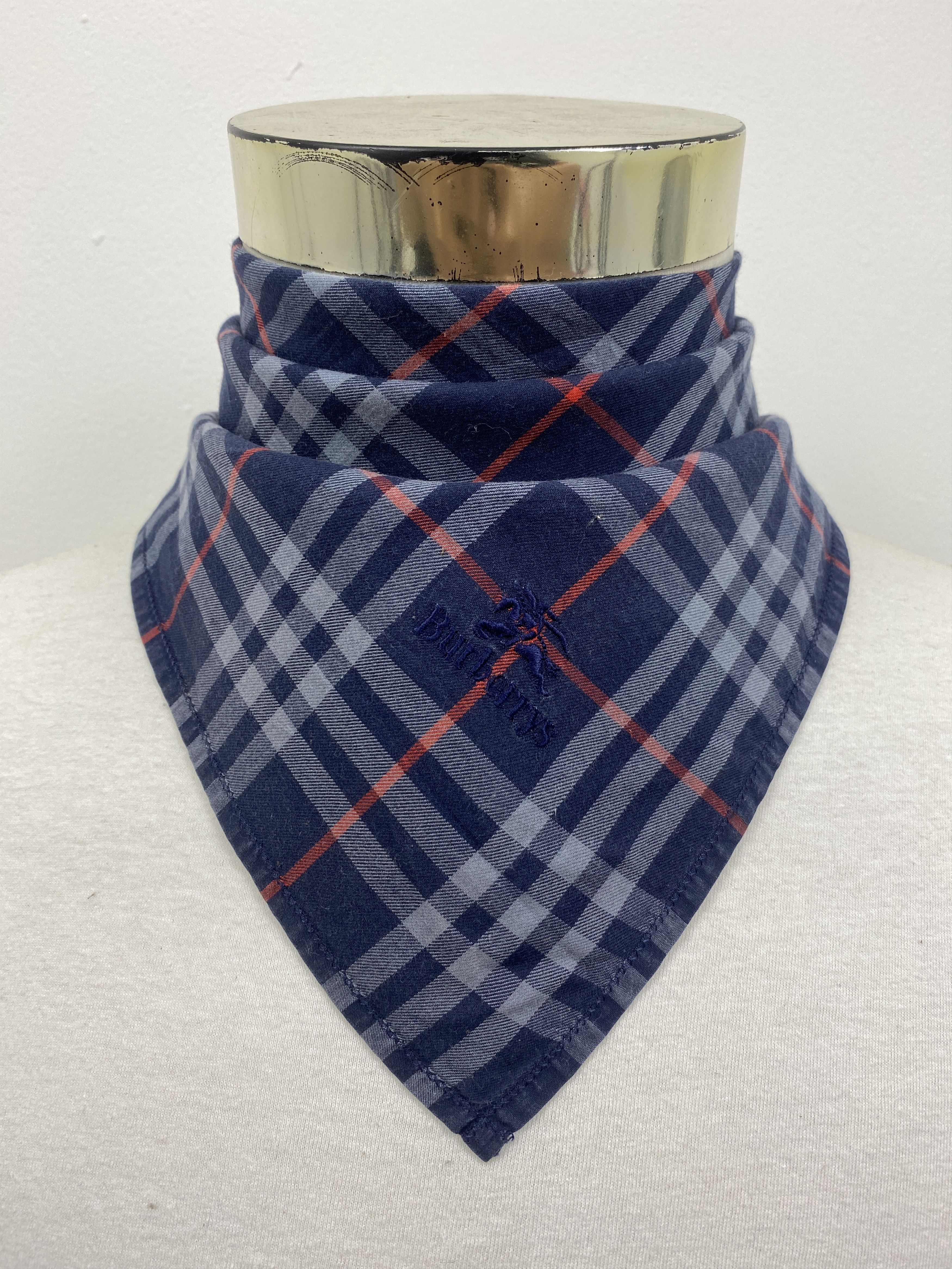 Burberry × Vintage Burberrys Handkerchief / Bandana / Neckerchief HKC0222 Size ONE SIZE - 2 Thumbnail
