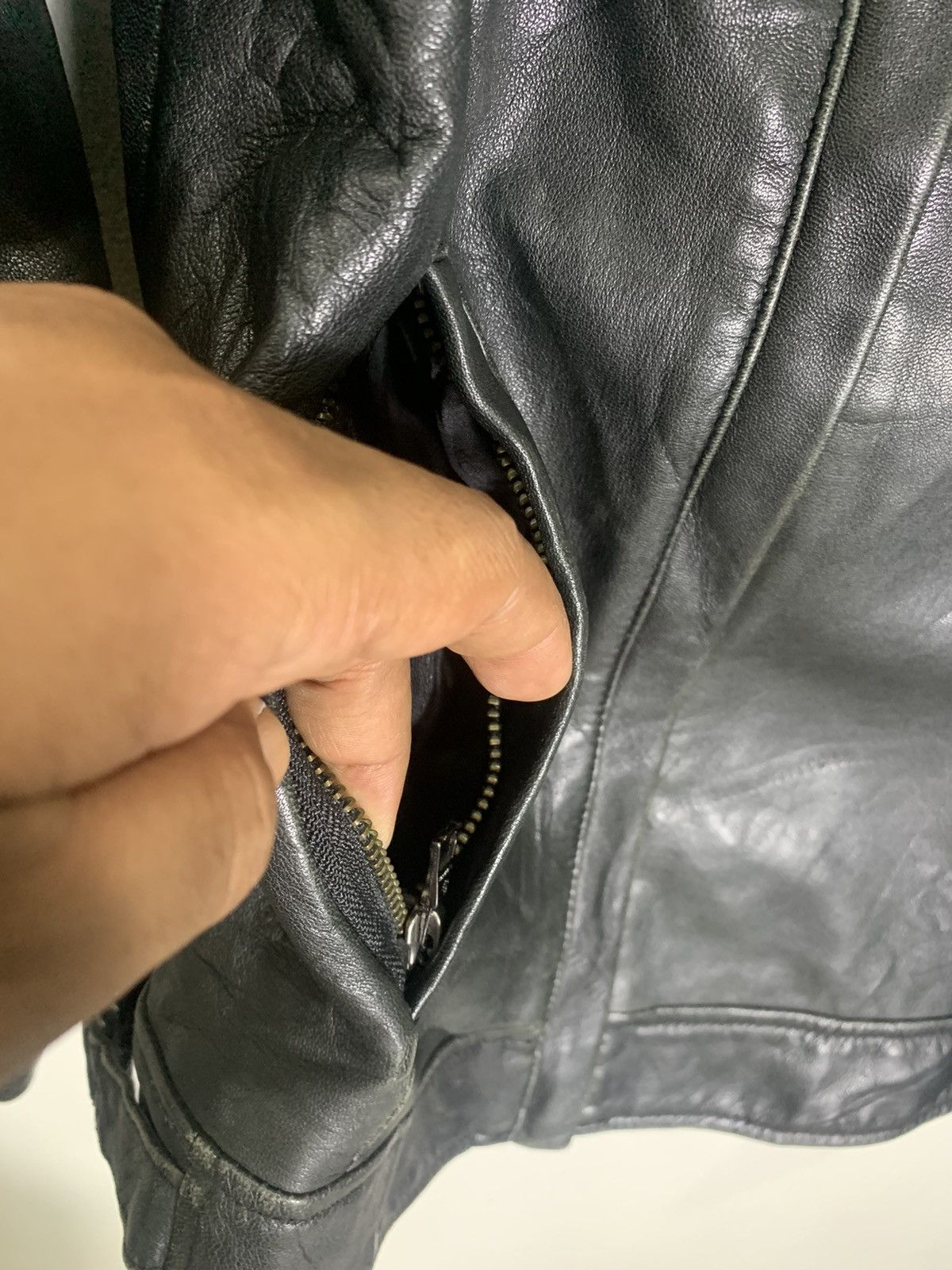 Japanese Brand Studious leather biker jacket(Sheep skin) Size S / US 4 / IT 40 - 9 Thumbnail