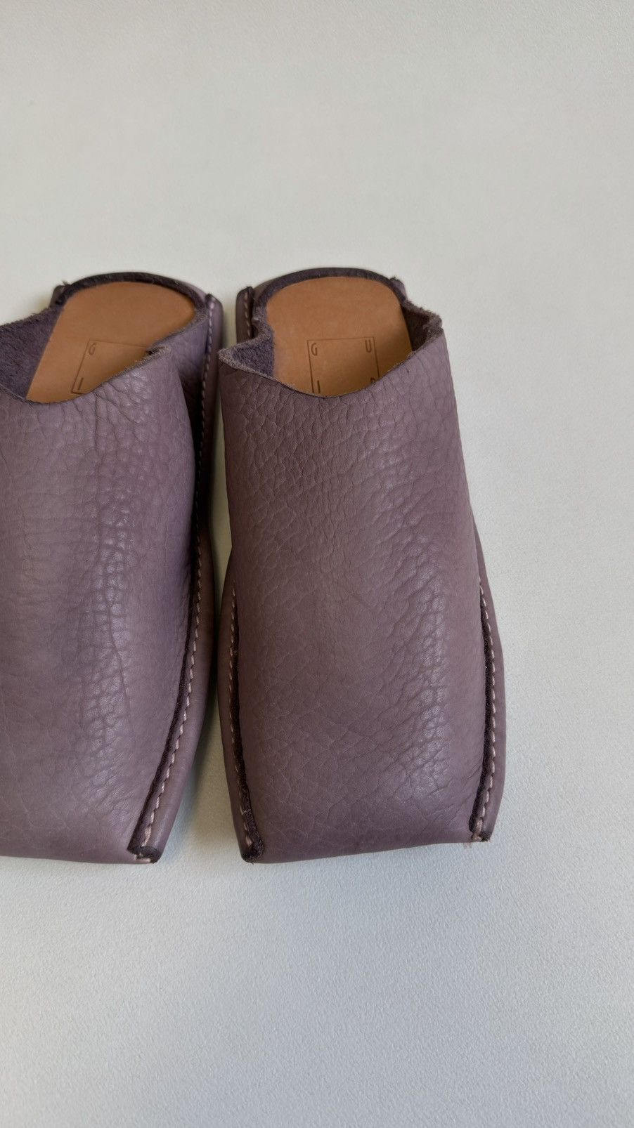 Guidi ‘Violet Bison Leather’ Mule Shoes Size US 8 / IT 38 - 6 Thumbnail