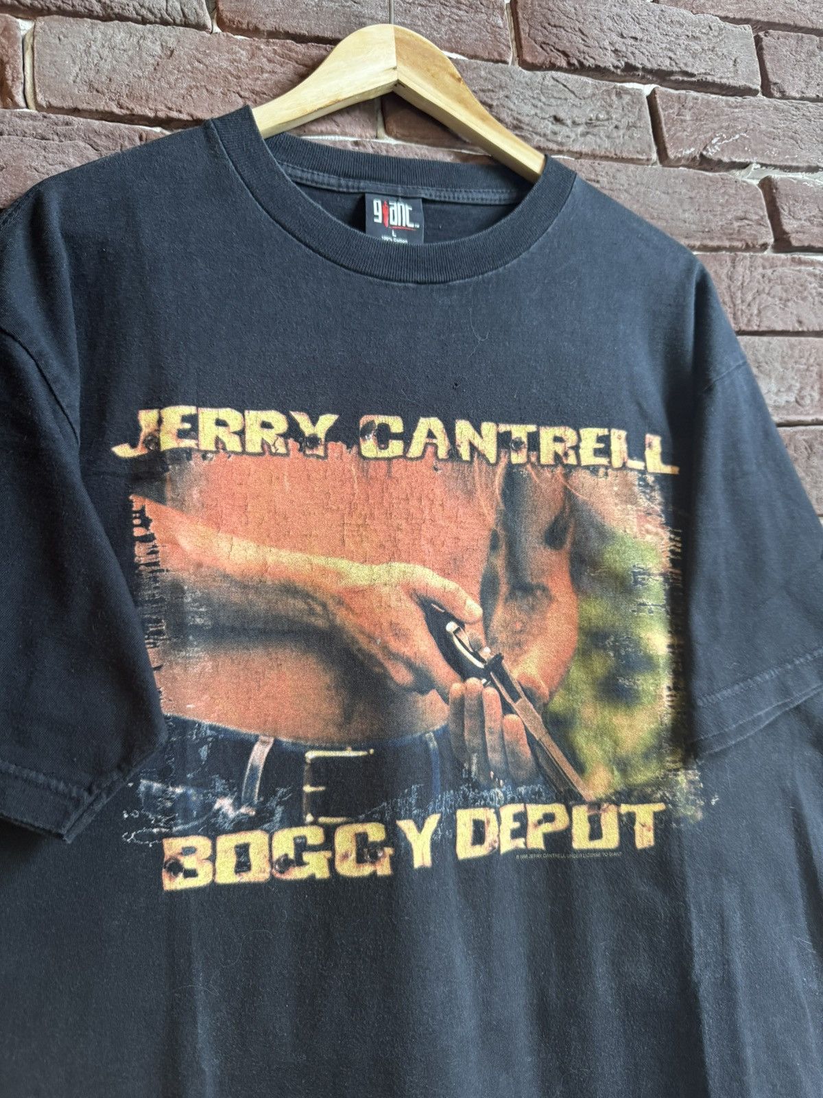 Band Tees Vintage 1998 Giant Jerry Cantrell Dickeye Grunge Band Tee L Size US L / EU 52-54 / 3 - 4 Thumbnail