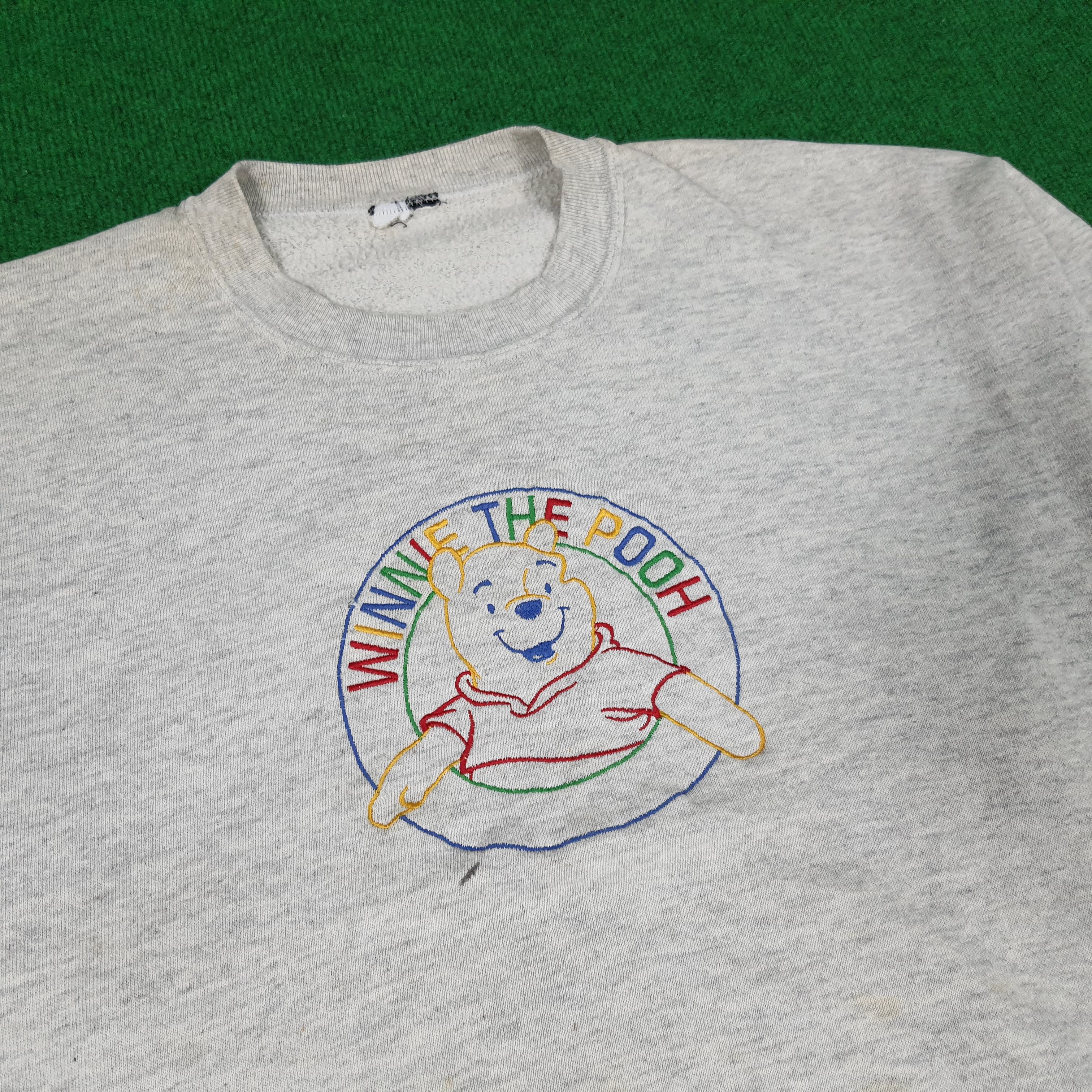 Disney × Vintage Vintage Winnie The Pooh Disney Cartoon Sweatshirt Size US L / EU 52-54 / 3 - 2 Thumbnail