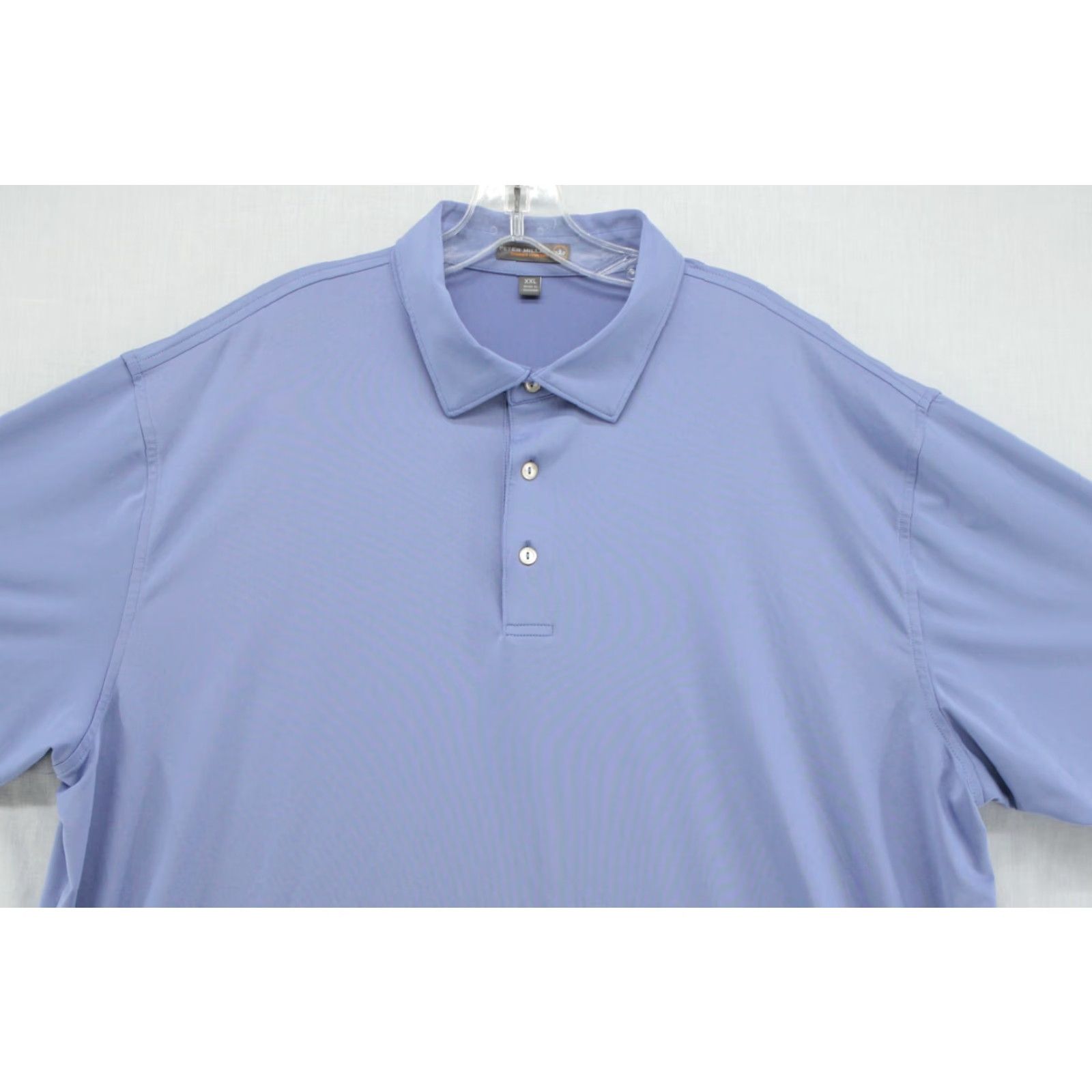 Peter Millar Peter Millar Summer Comfort Polo Shirt Men's 2XL XXL Blue Golf Stretch Preppy Shirt Polo Size US XXL / EU 58 / 5 - 2 Thumbnail