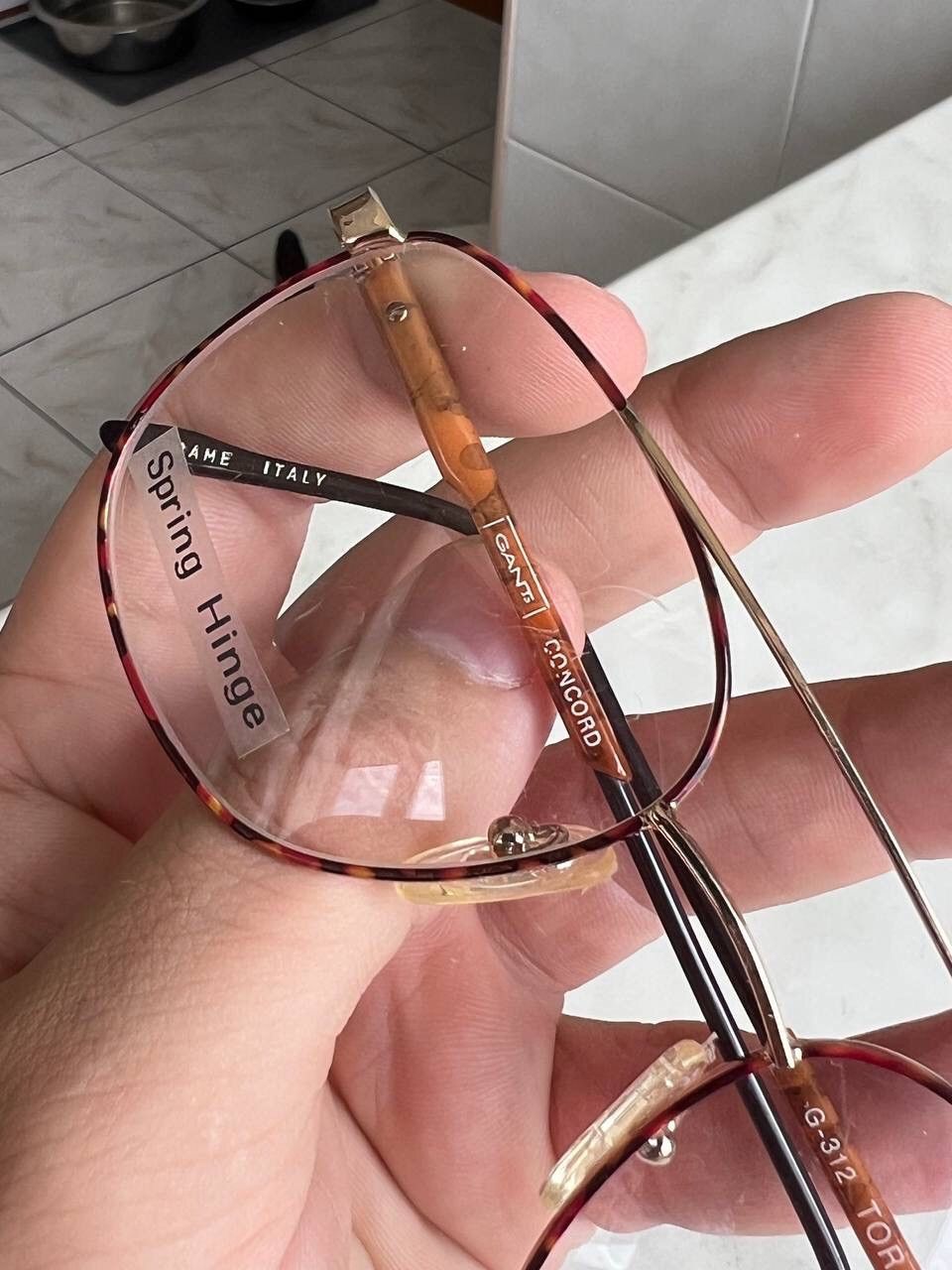Gant Gant Vintage Metal Eyeglasses Brown Frame Logo Retro 80s/90s Size ONE SIZE - 8 Thumbnail