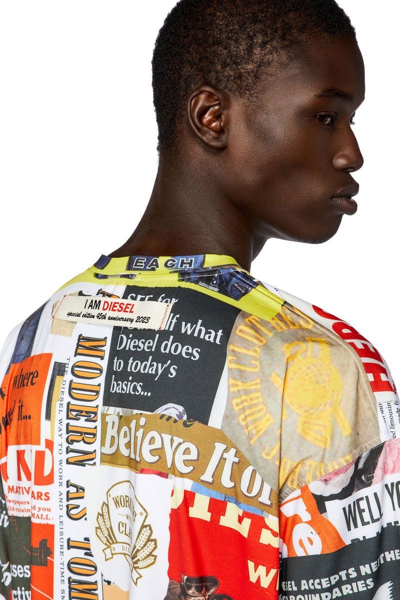 Diesel DIESEL 45th Anniversary Box T Graphic All Over T-shirt Size US M / EU 48-50 / 2 - 4 Thumbnail