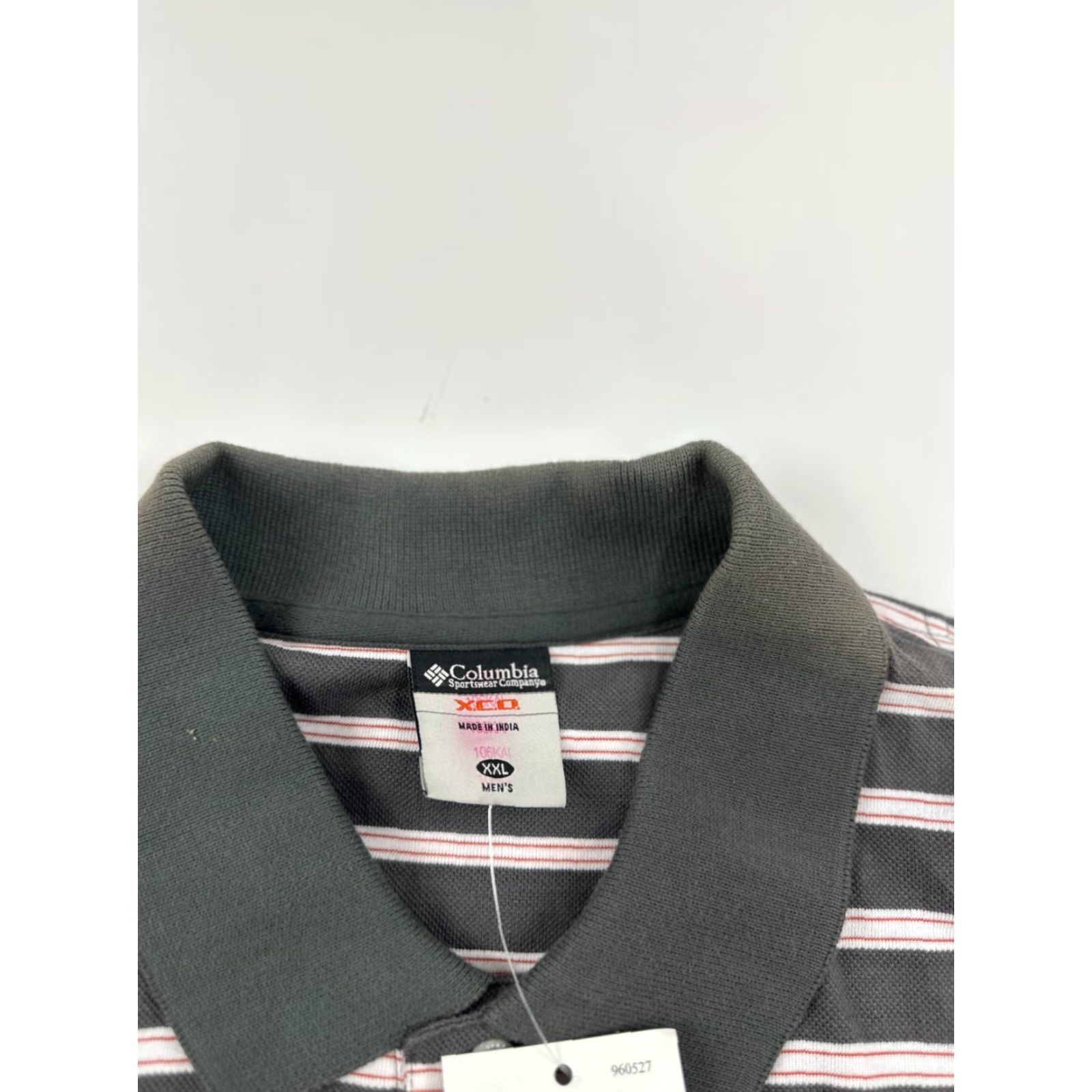 Vintage Columbia Shirt Mens 2XL Black Striped Polo Golf Performance Short Sleeve Collar Shirt Size US XXL / EU 58 / 5 - 3 Thumbnail
