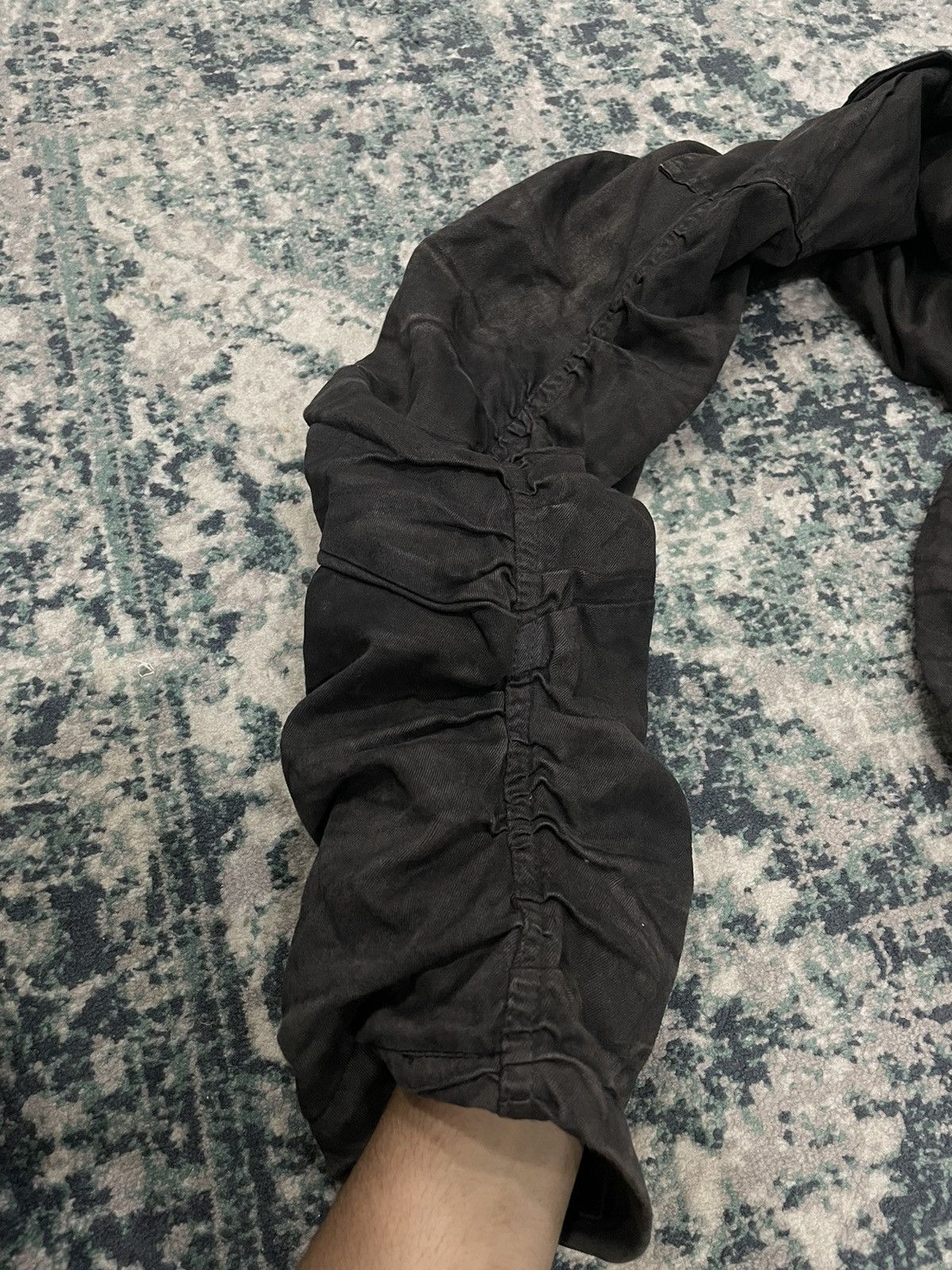 Tornado Mart Tornado Mart Waxed Multipocket Coated Denim Pants Size US 30 / EU 46 - 20 Thumbnail