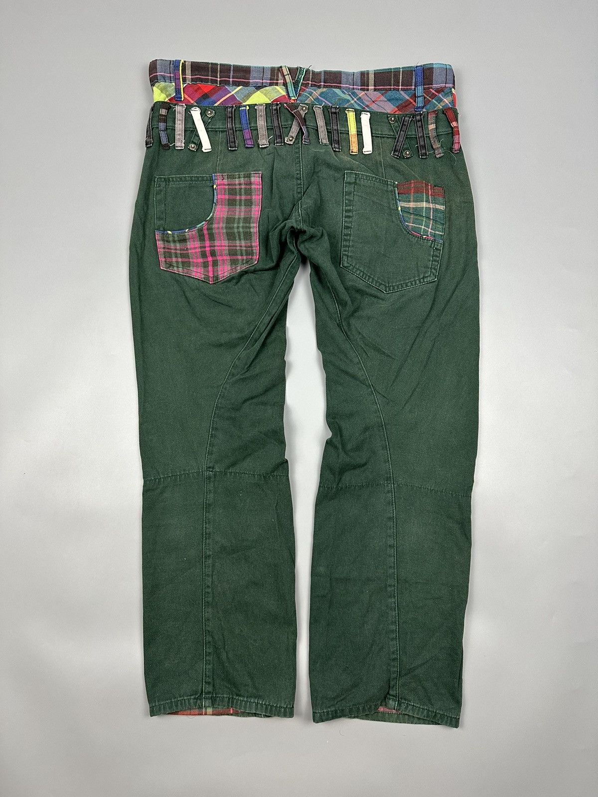 If Six Was Nine Japanese Breath Mint Double Waist Pants Size US 34 / EU 50 - 2 Thumbnail