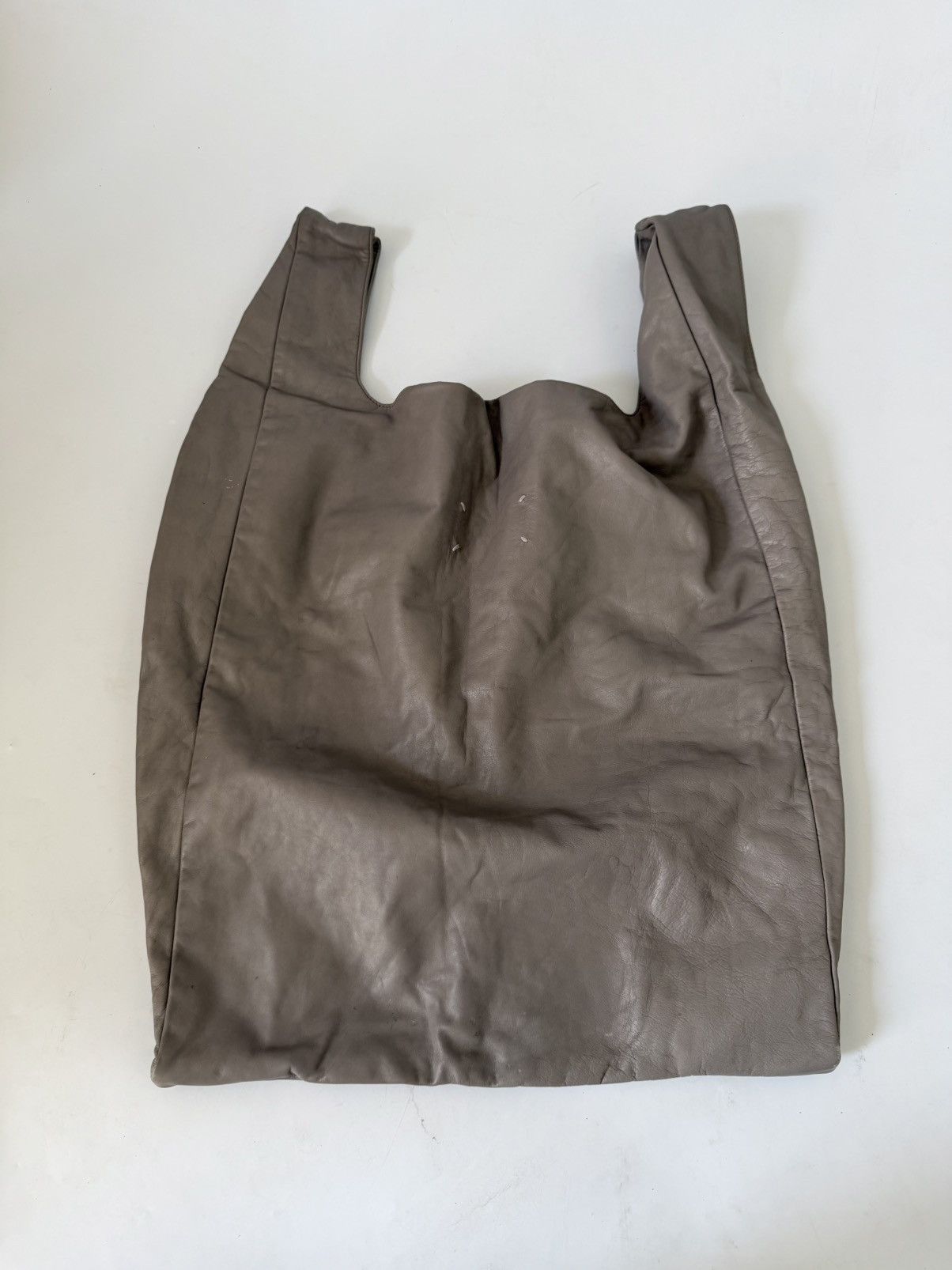 Maison Margiela Martin Margiela SS11 Oversized Shopper Leather Tote Bag Size ONE SIZE - 4 Thumbnail