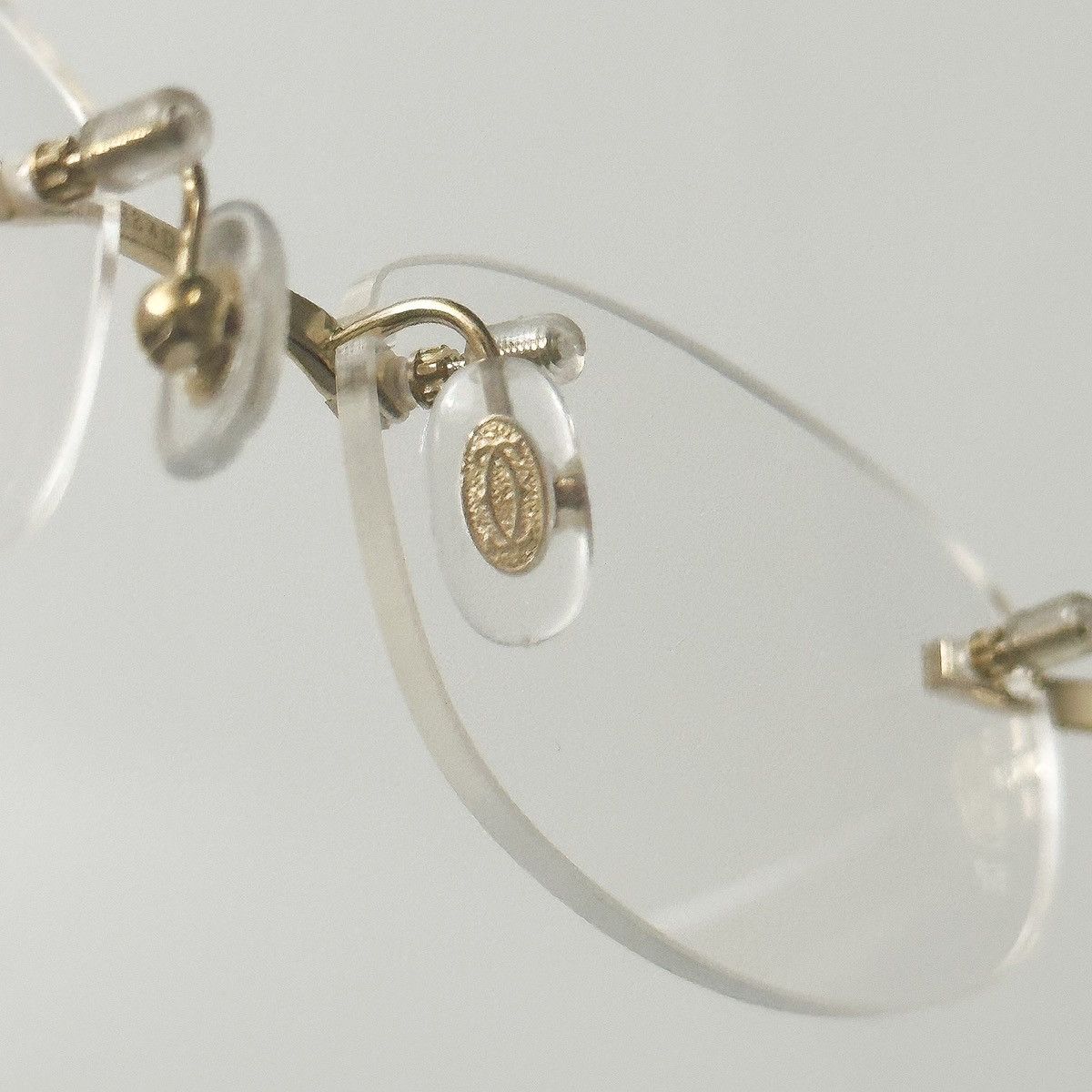 Cartier Cartier C Decor Rimless Gold/Pearl Glasses Size ONE SIZE - 5 Thumbnail