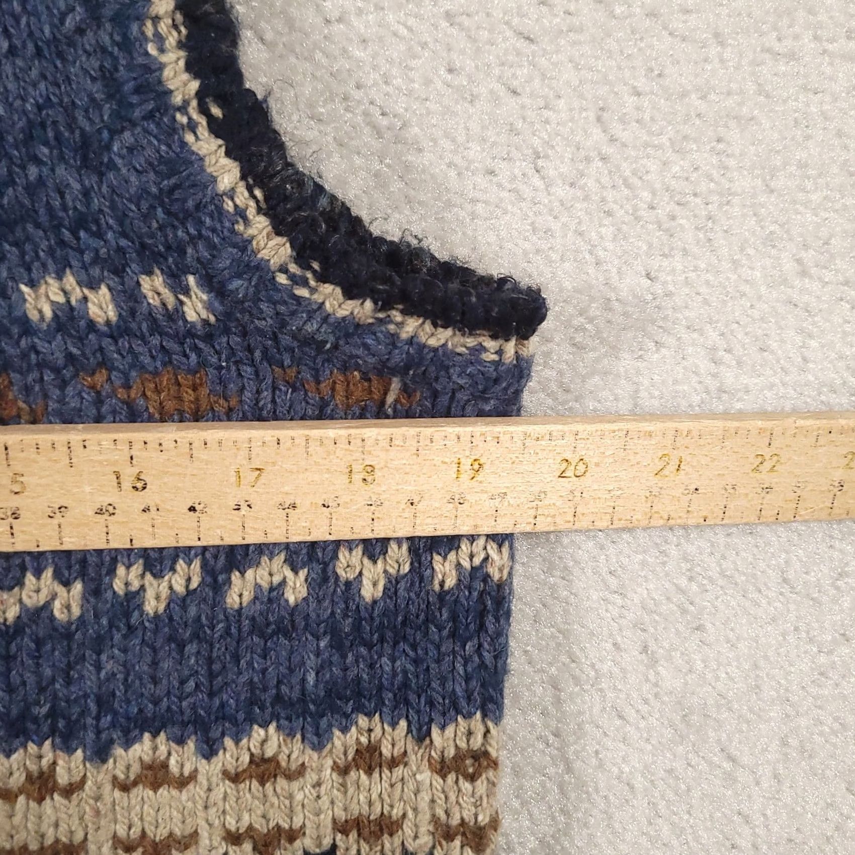 Vintage VINTAGE St John’s Bay Knit Wool Sweater Fair Isle Cabincore Preppy Women Medium Size M / US 6-8 / IT 42-44 - 4 Thumbnail