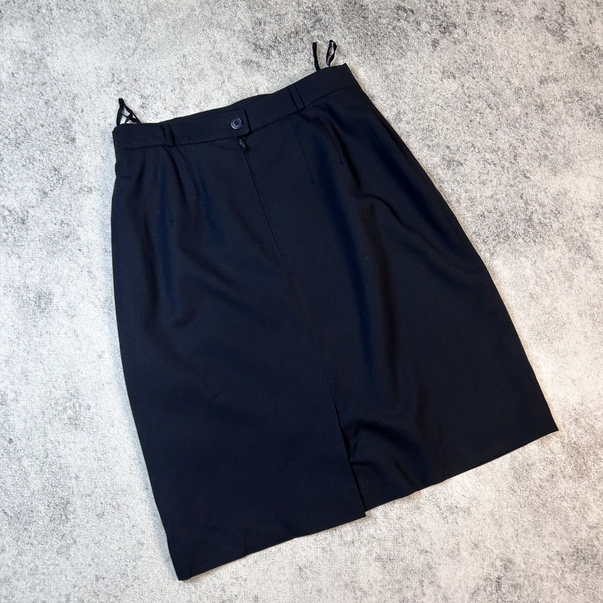 Burberry Classic Vintage BURBERRYS Skirt Navy Vintage Clothing Size 32" / US 10 / IT 46 - 3 Thumbnail