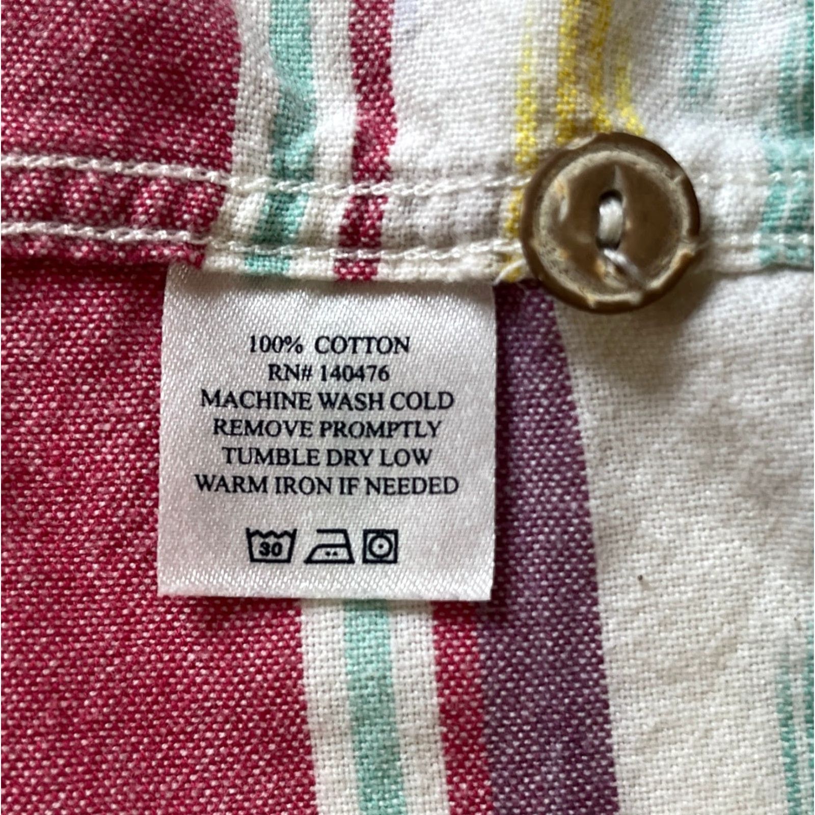 Faherty Faherty Men's Coast Shirt in Native Ikat Sz M Short Sleeve Button-Up Multicolor Cotton Shirt Mens Size US M / EU 48-50 / 2 - 7 Thumbnail