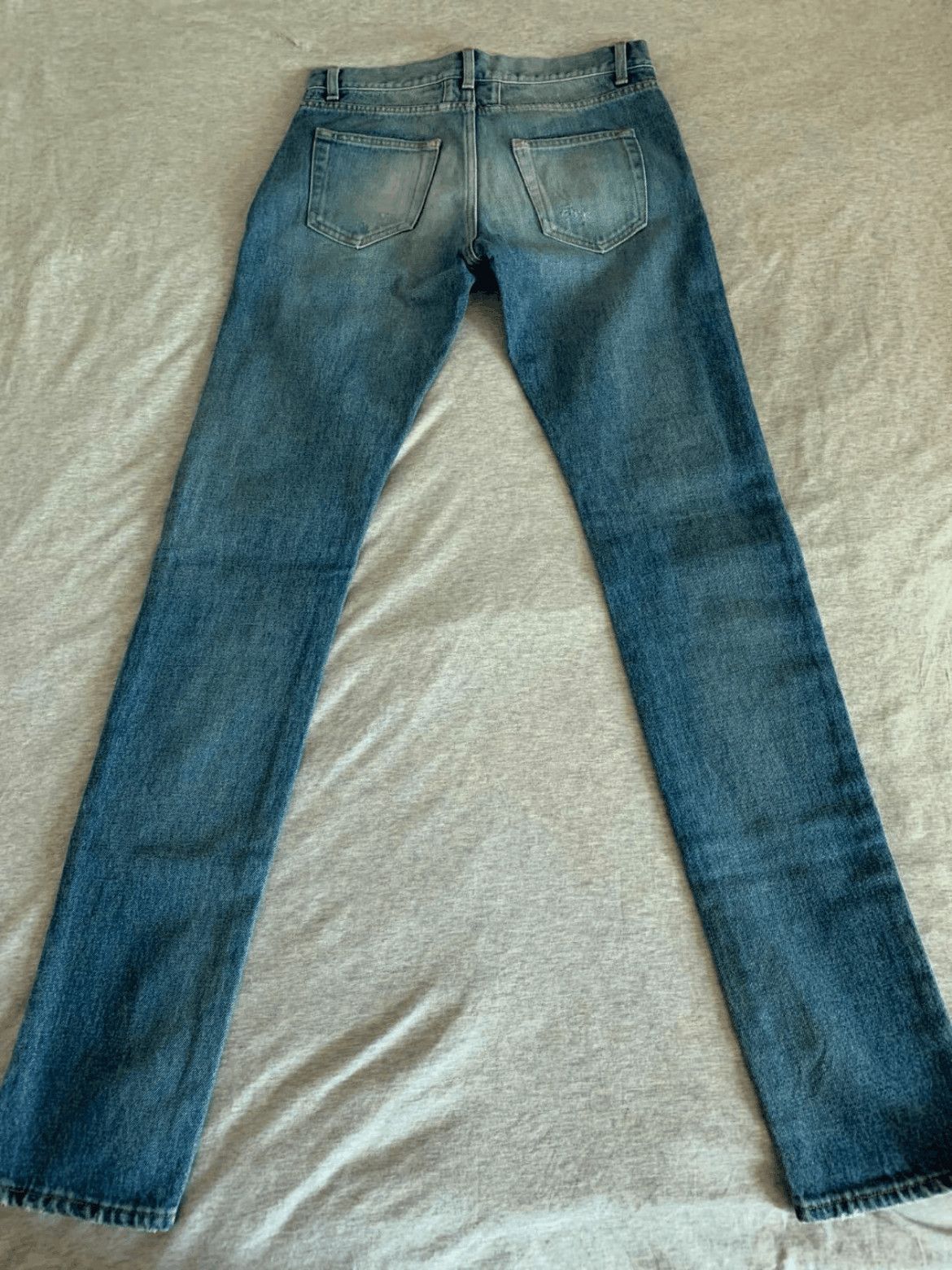 Saint Laurent Paris Saint Laurent Paris Distressed Patch Denim Size US 29 - 2 Thumbnail
