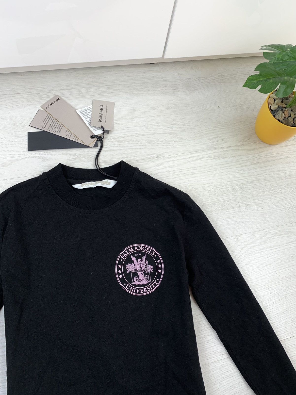 Palm Angels Palm Angels Womens Long Sleeve Shirt Black Size XS Size XS / US 0-2 / IT 36-38 - 3 Thumbnail