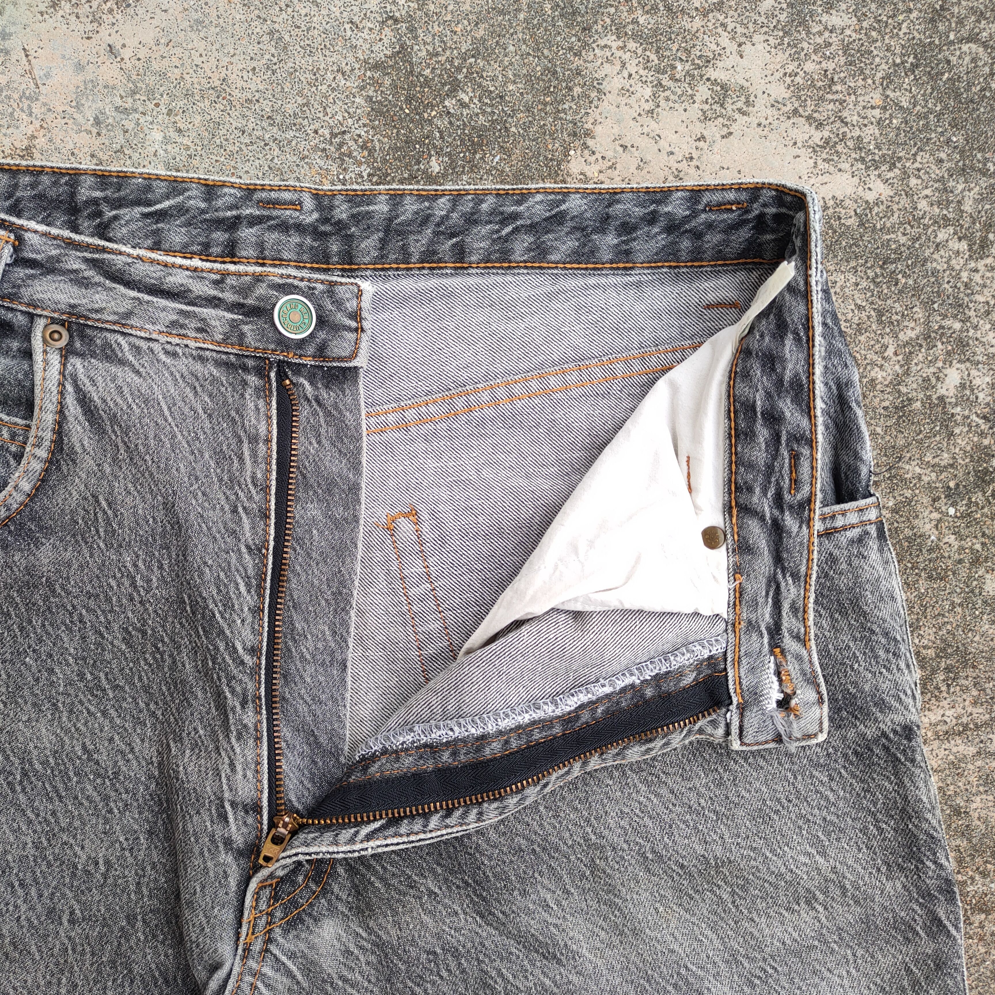 Japanese Brand VINTAGE VICEFER FADED BLACK JEANS DENIM PANTS Size US 34 / EU 50 - 6 Thumbnail