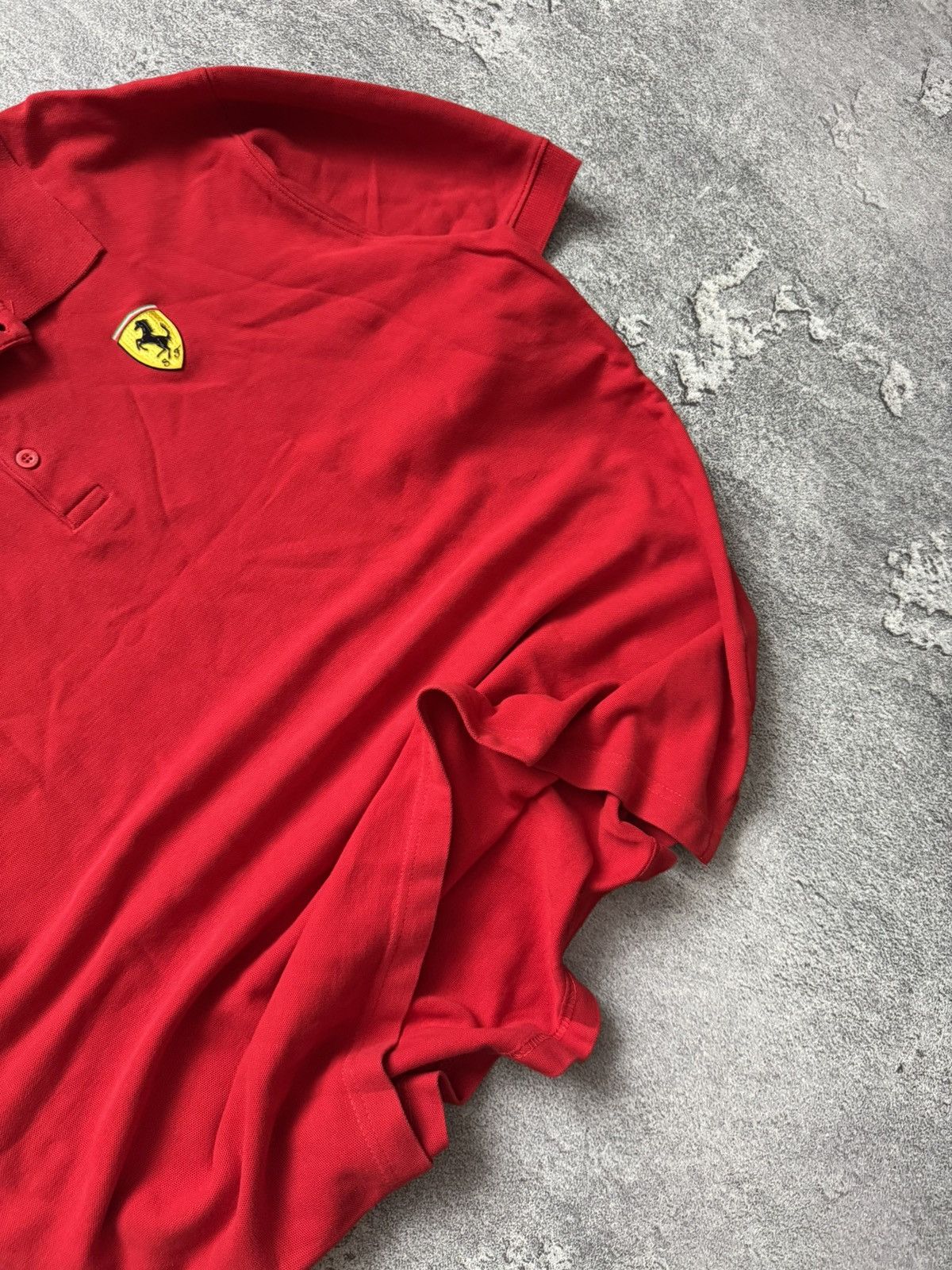 Ferrari × Vintage Ferrari XL Red polo tee T-shirt tank racing Size US XL / EU 56 / 4 - 3 Thumbnail