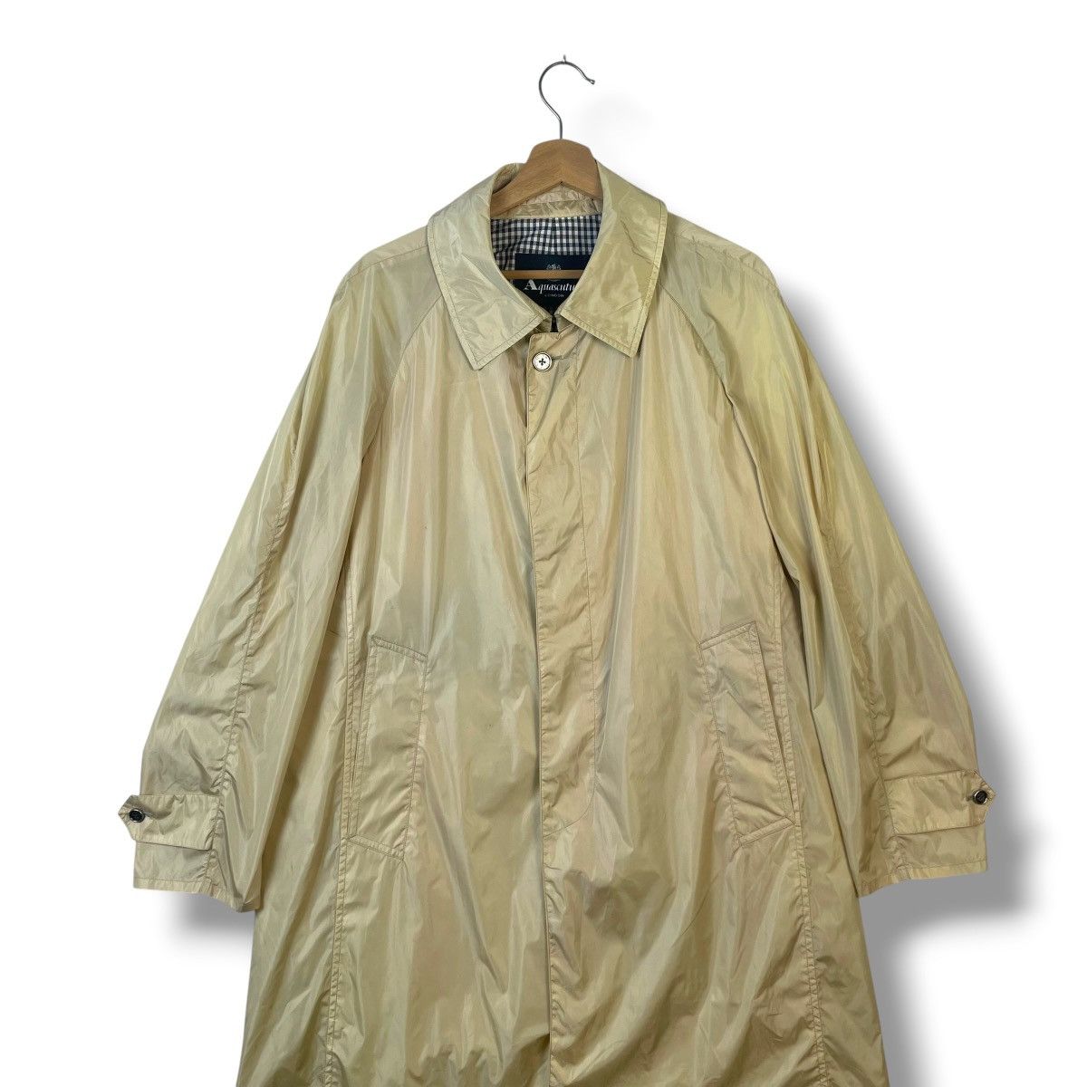 Aquascutum AQUASCUTUM LONDON NYLON BLEND LONG COAT JACKET Size US L / EU 52-54 / 3 - 5 Thumbnail