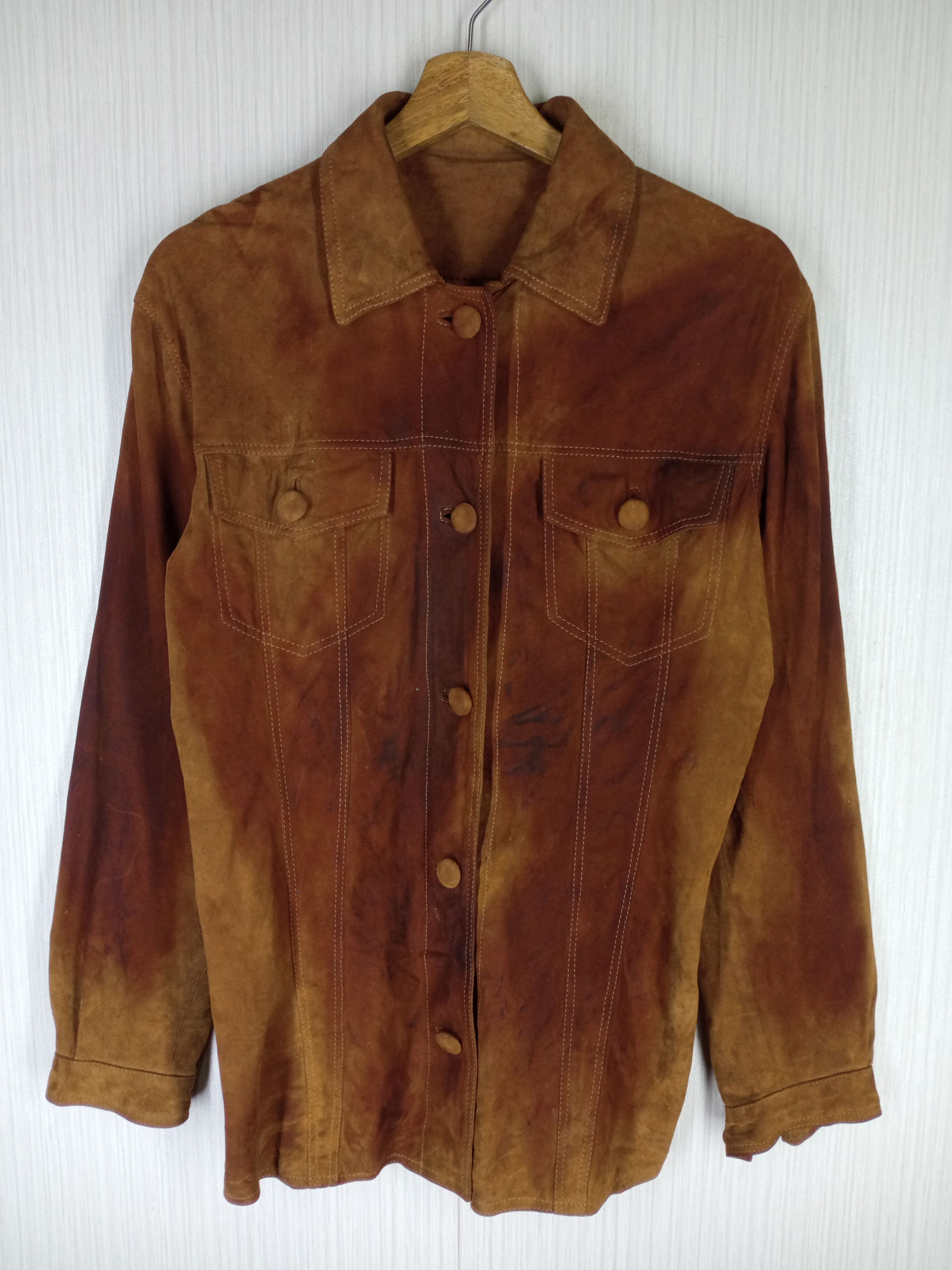 Vera Pelle Rare Vintage 80s Vera Pelle Genuine Leather Jacket Size US S / EU 44-46 / 1 - 1 Thumbnail