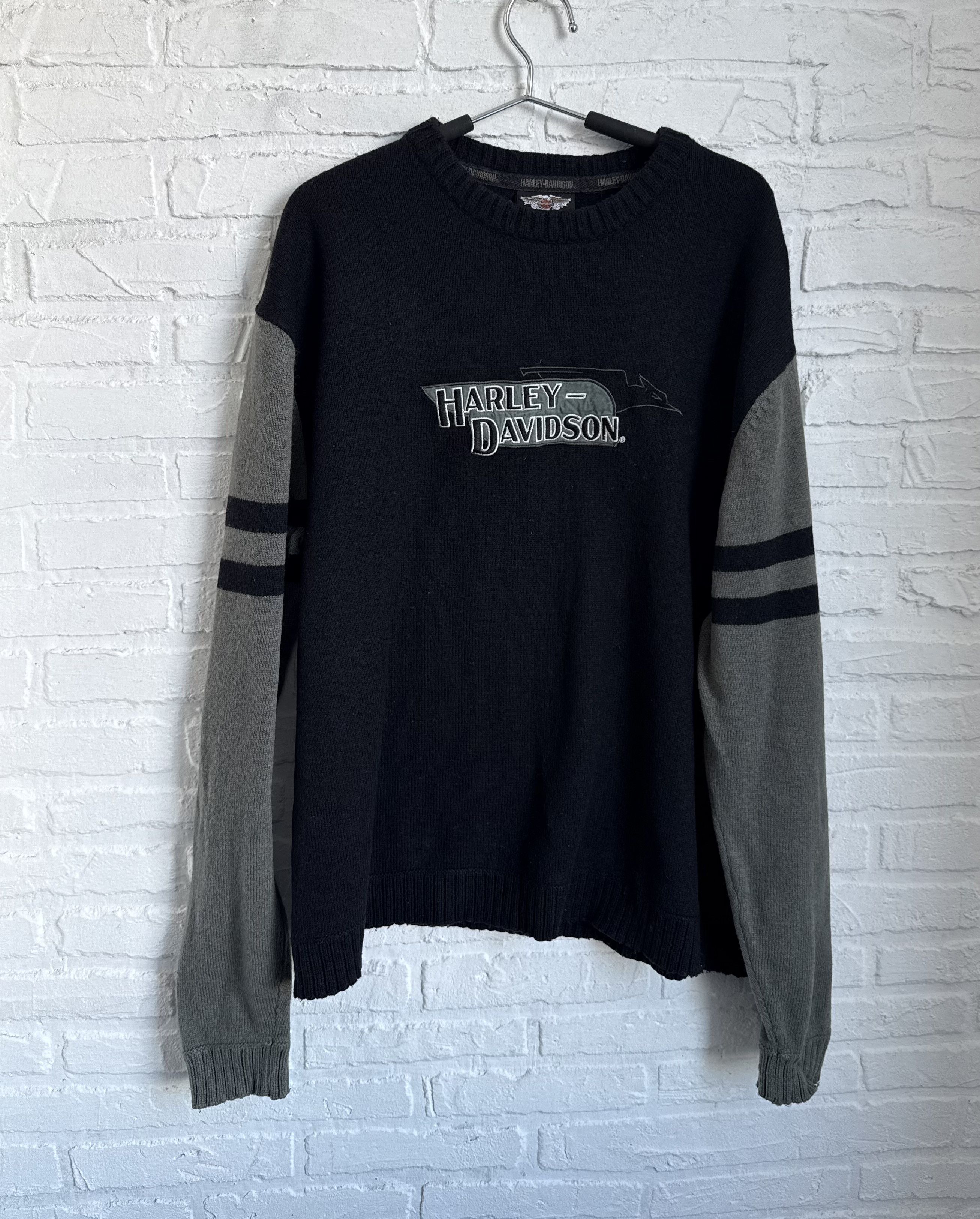 Harley Davidson Vintage 2000s Harley Davidson merino wool sweater Japan Size US XXL / EU 58 / 5 - 1 Thumbnail