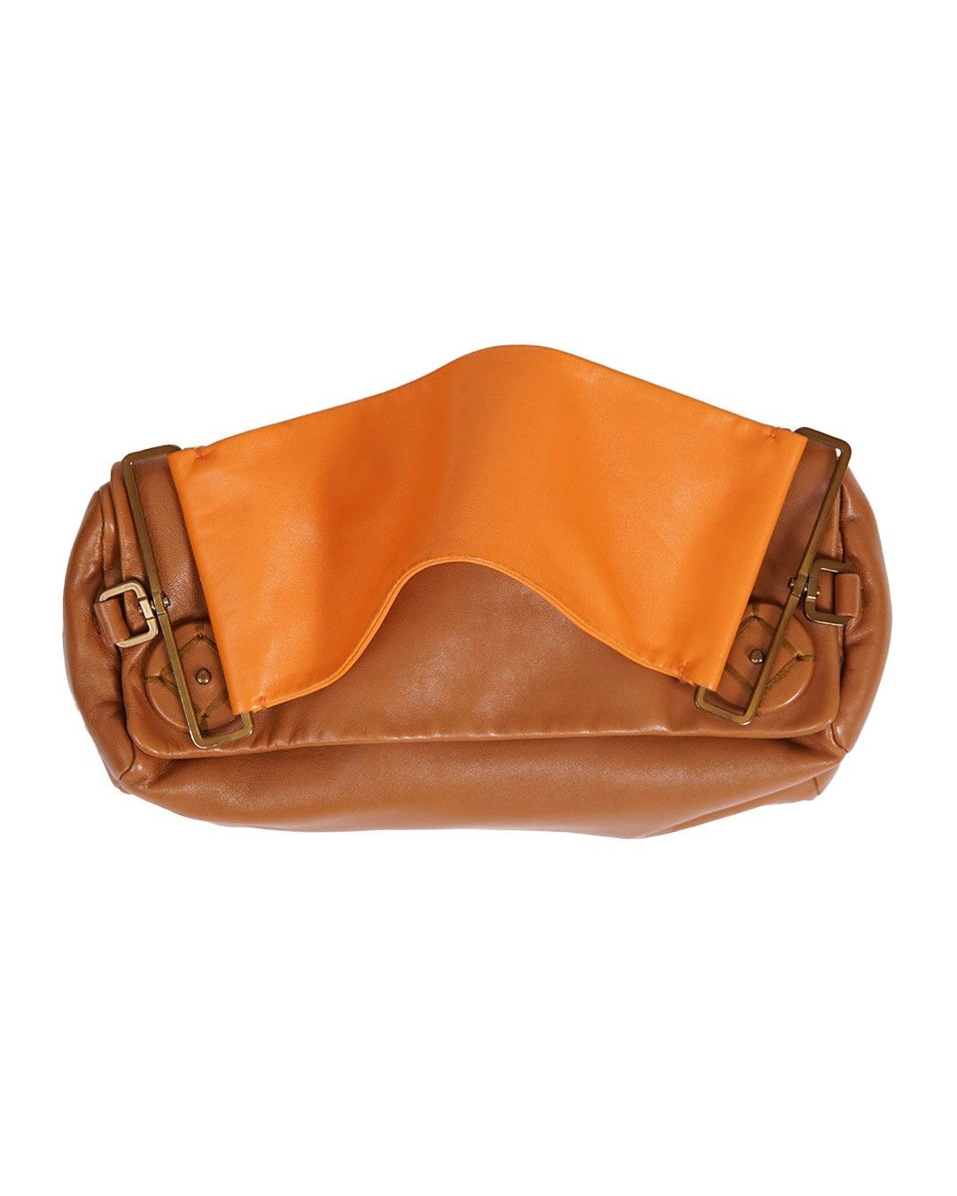 Prada Prada S/S2001 Leather Bag in Brown/Orange Size ONE SIZE - 7 Thumbnail