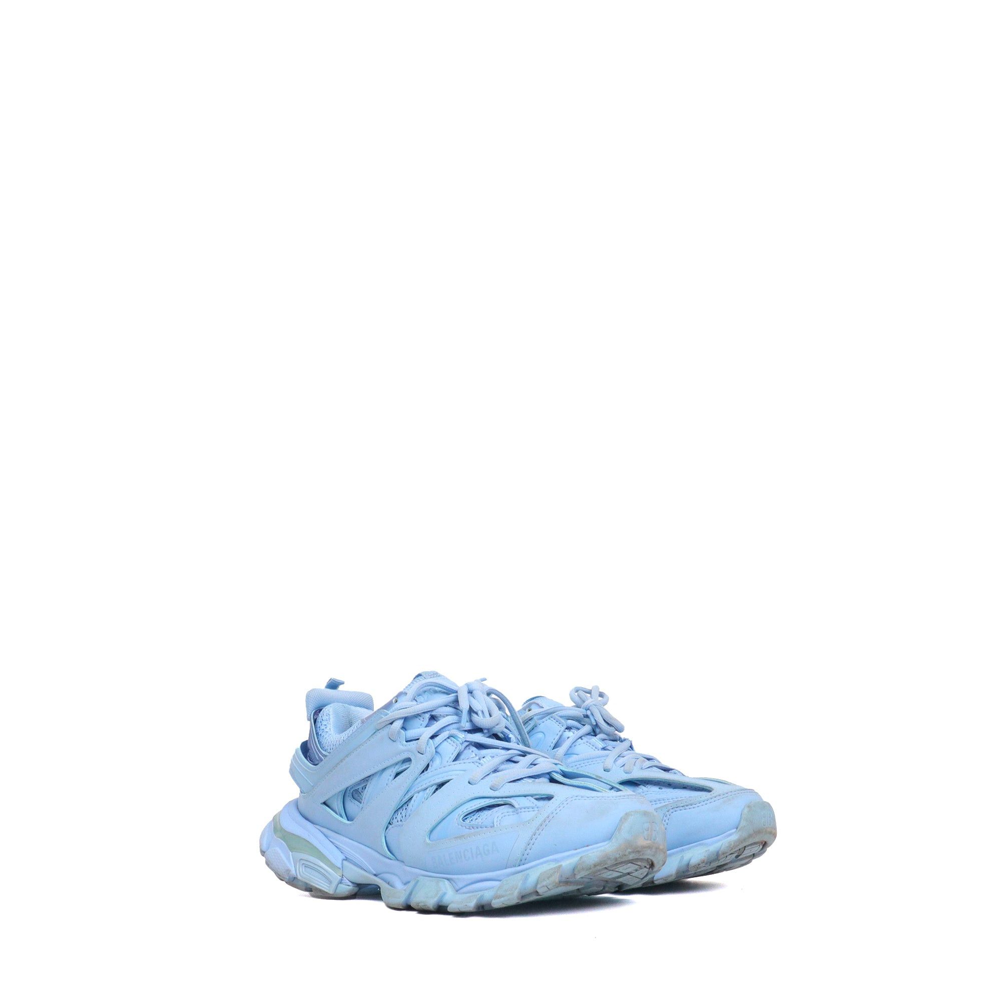 Balenciaga BALENCIAGA - Balenciaga Track sneakers in blue canvas (T39) Size US 8 / IT 38 - 1 Thumbnail