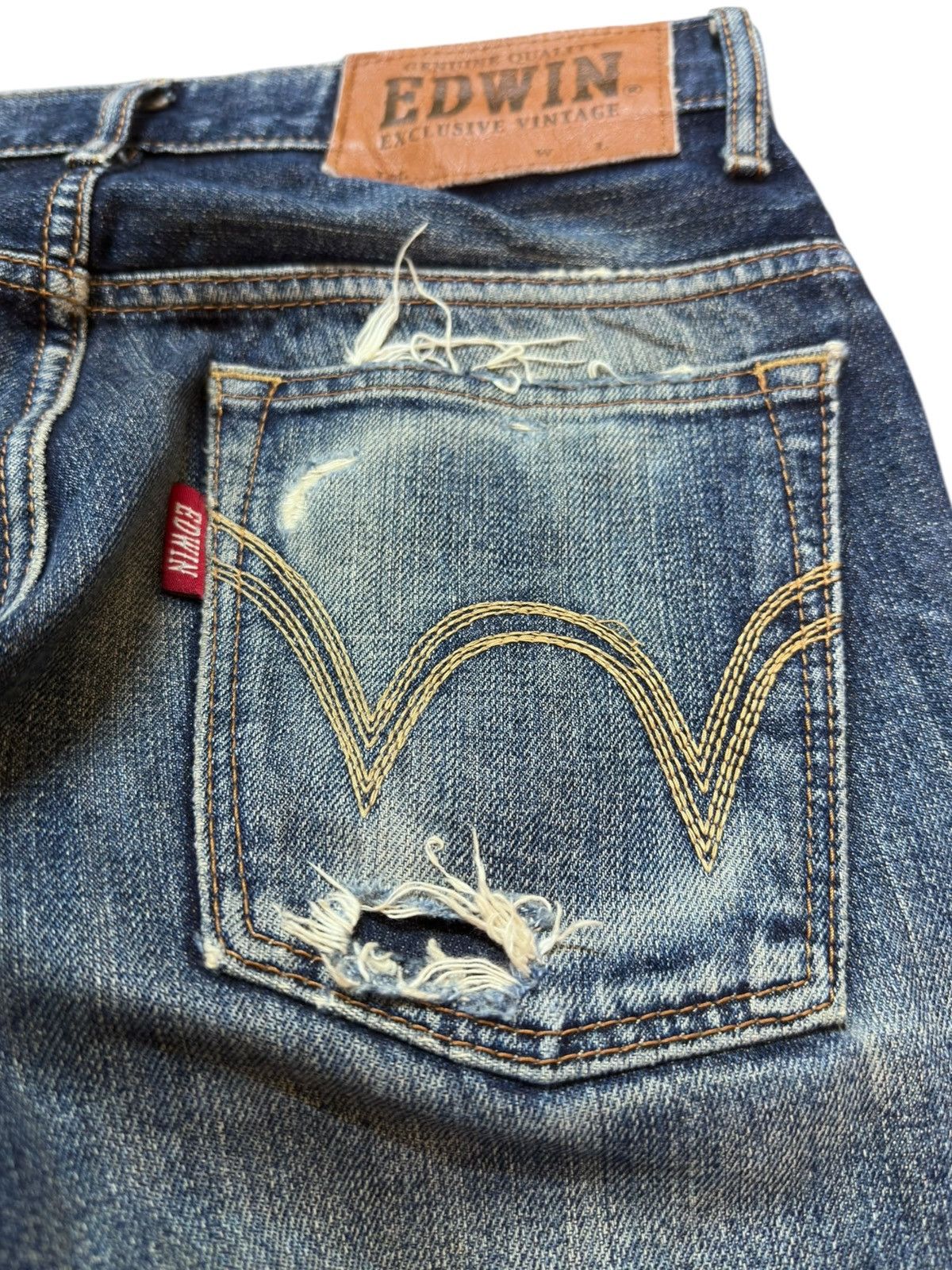 Edwin Vintage Edwin Exclusive Vintage Flare Mudwash Grunge Denim Size US 30 / EU 46 - 7 Thumbnail
