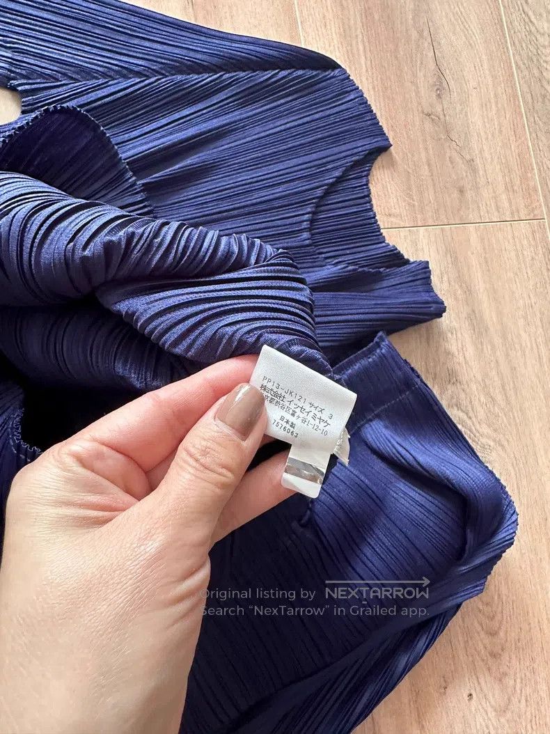 Issey Miyake Issey Miyake size:3 Kelp Pants Navy Blue Size 31" - 8 Thumbnail