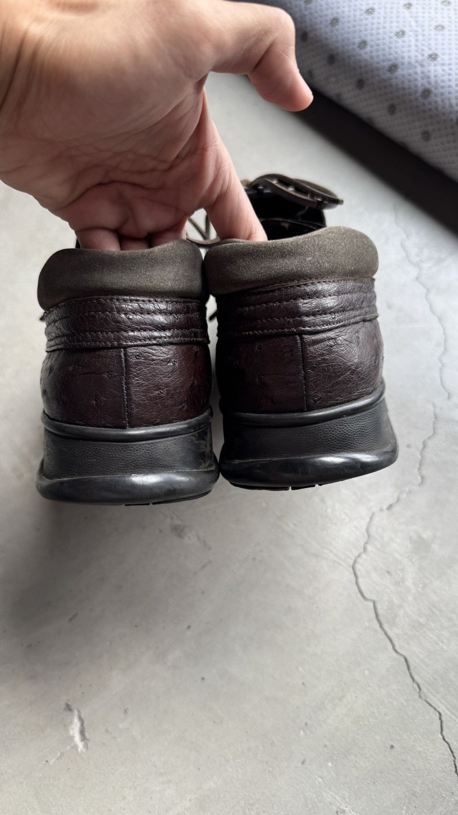 Prada Prada Ostrich Leather Shoes Size US 8.5 / EU 41-42 - 7 Thumbnail