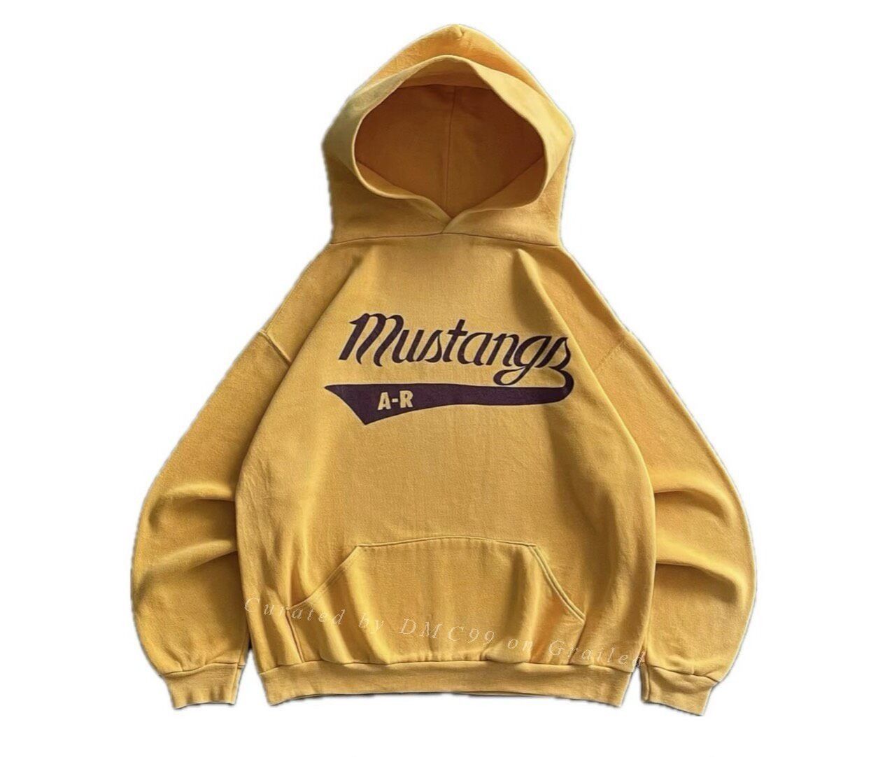 Vintage Vintage 1970s Mustang Russell Gold Hoodie Size US M / EU 48-50 / 2 - 1 Thumbnail