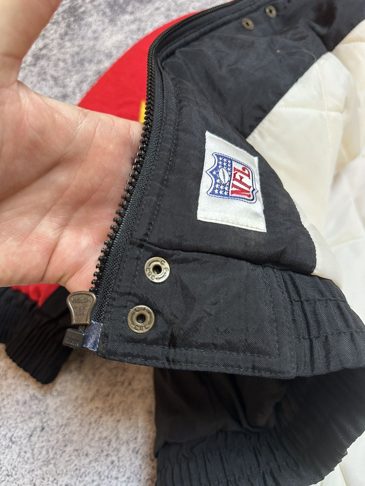 Apex One Vntg 80s NFL Kansas City Chiefs Pro Line by Apex One Jacket Size US M / EU 48-50 / 2 - 11 Thumbnail
