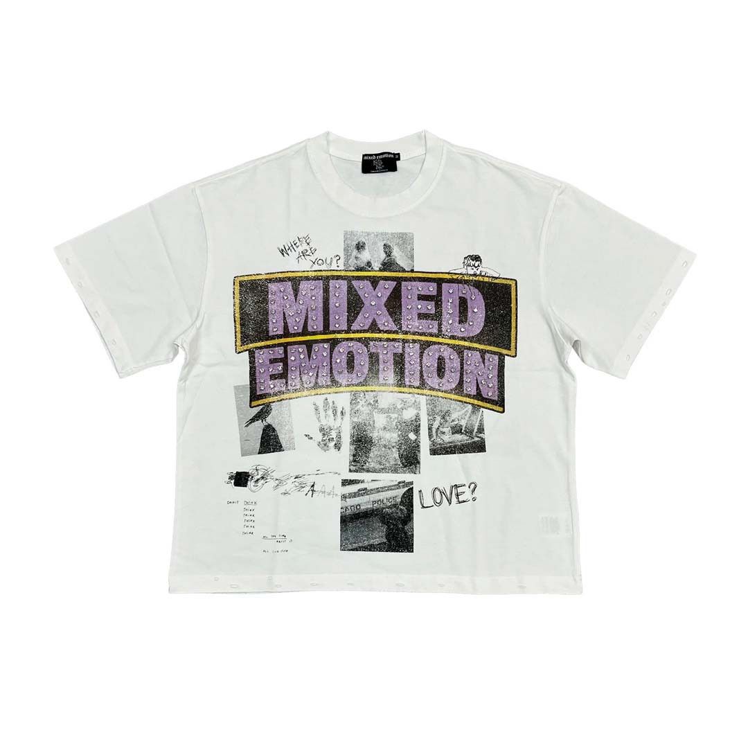 Other Mixed Emotions Lost Identity Tee White Size US XL / EU 56 / 4 - 1 Thumbnail