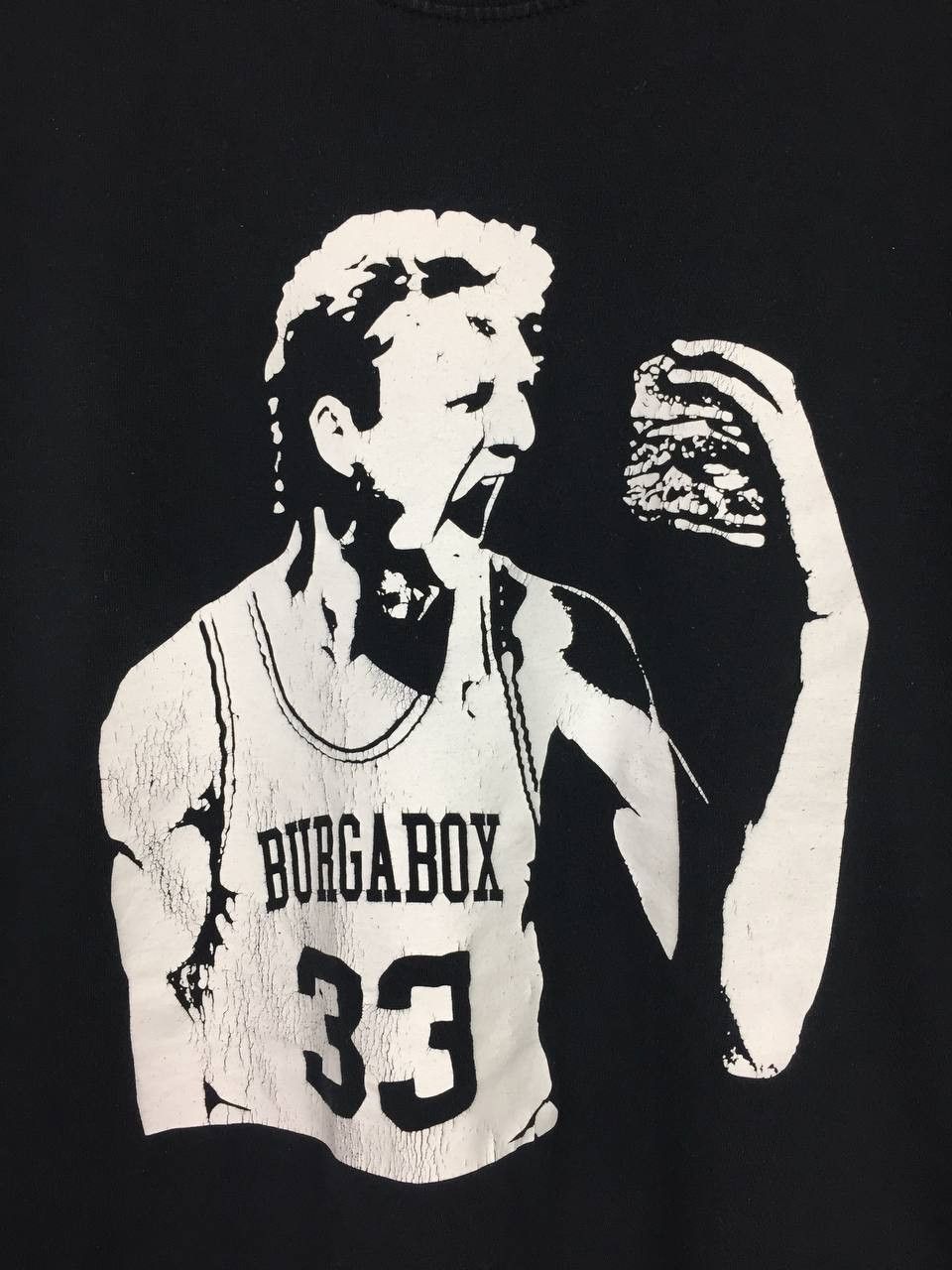 NBA × Vintage Larry Bird Burgabox Boston Burger Company Promo Tee Size US M / EU 48-50 / 2 - 3 Thumbnail