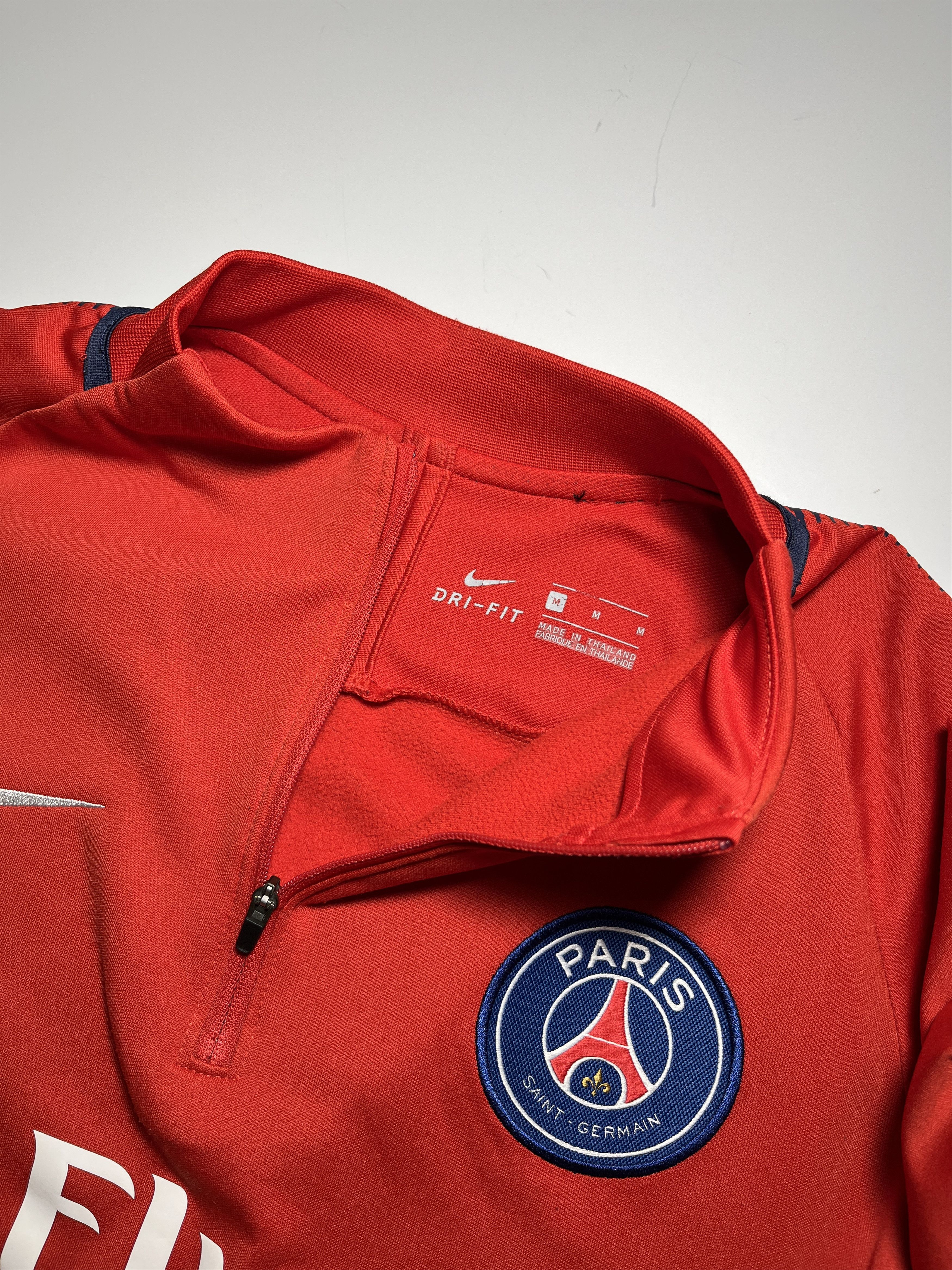 Nike Nike PSG 2017-18 1/4 Zip Training Top Jersey Size M Size US M / EU 48-50 / 2 - 8 Thumbnail