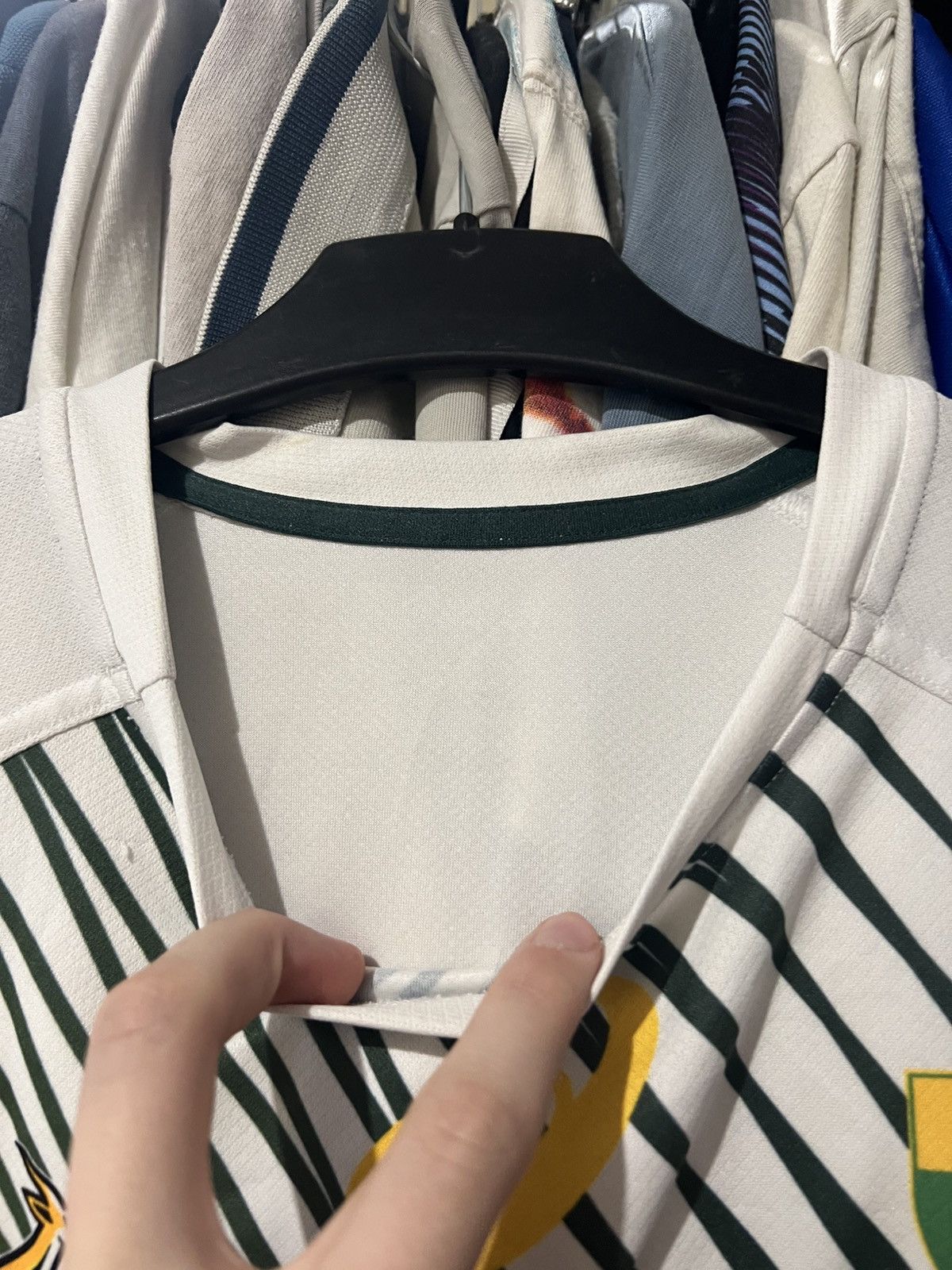 Asics × Vintage 2016/2017 ASICS SOUTH AFRICA THIRD RUGBY SHIRT AOP THIRD Size US M / EU 48-50 / 2 - 4 Thumbnail
