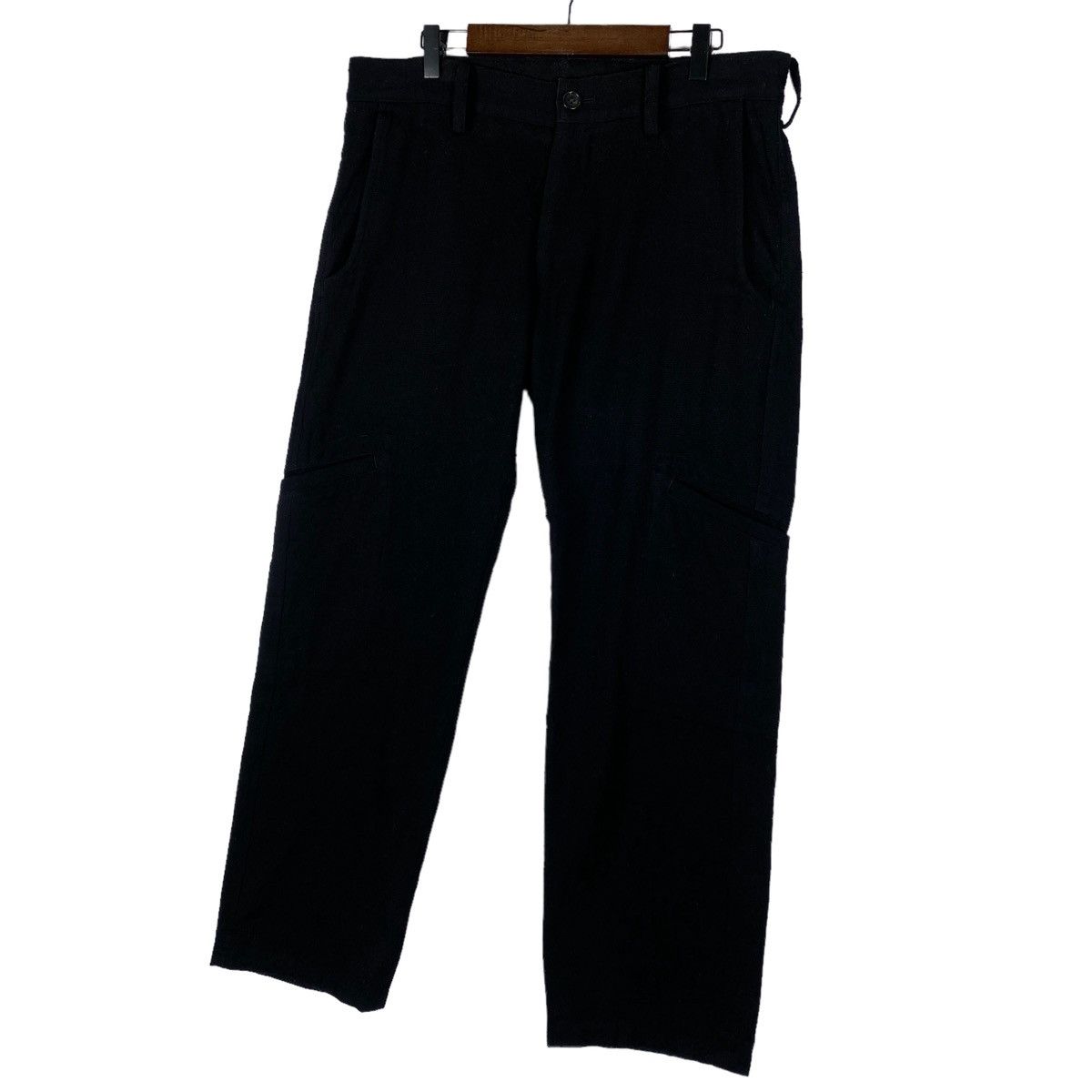 Yohji Yamamoto Vintage Yohji Yamamoto Pour Homme Cotton-Wool Painter Pants Size US 34 / EU 50 - 2 Thumbnail