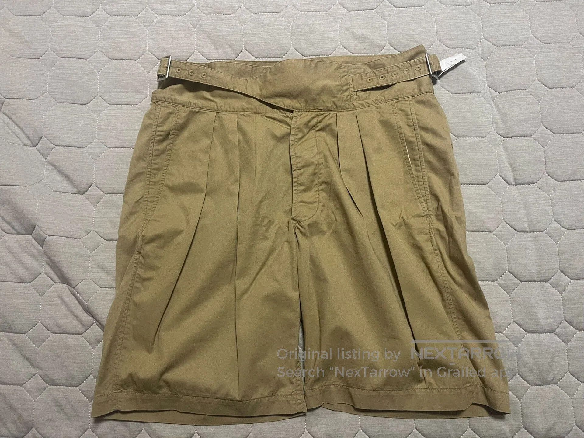 Freewheelers gurkha style khaki shorts. Size US 32 / EU 48 - 4 Thumbnail