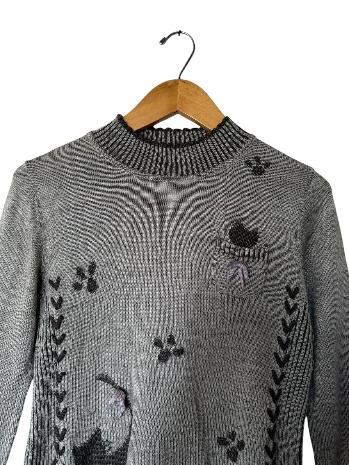 Aran Isles Knitwear Vintage Shilubera Ribbon Knitwear Sweater Jumper Size S / US 4 / IT 40 - 4 Thumbnail