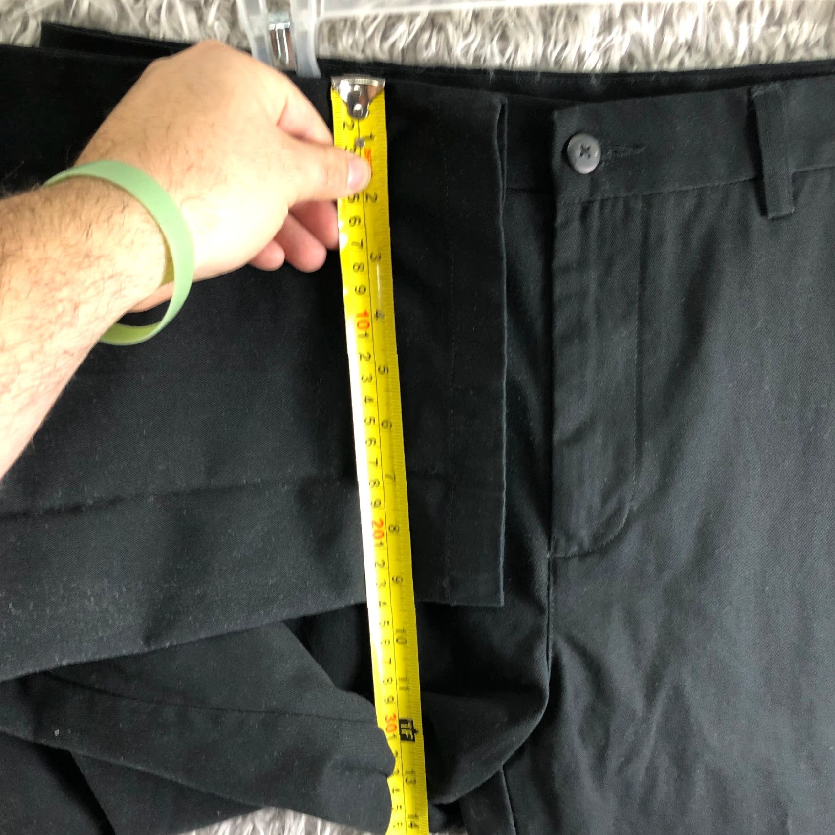 Croft & Barrow Croft & Barrow Pants 36x32 Black Classic Fit Mid Rise Straight Leg Mens Size US 36 / EU 52 - 4 Thumbnail