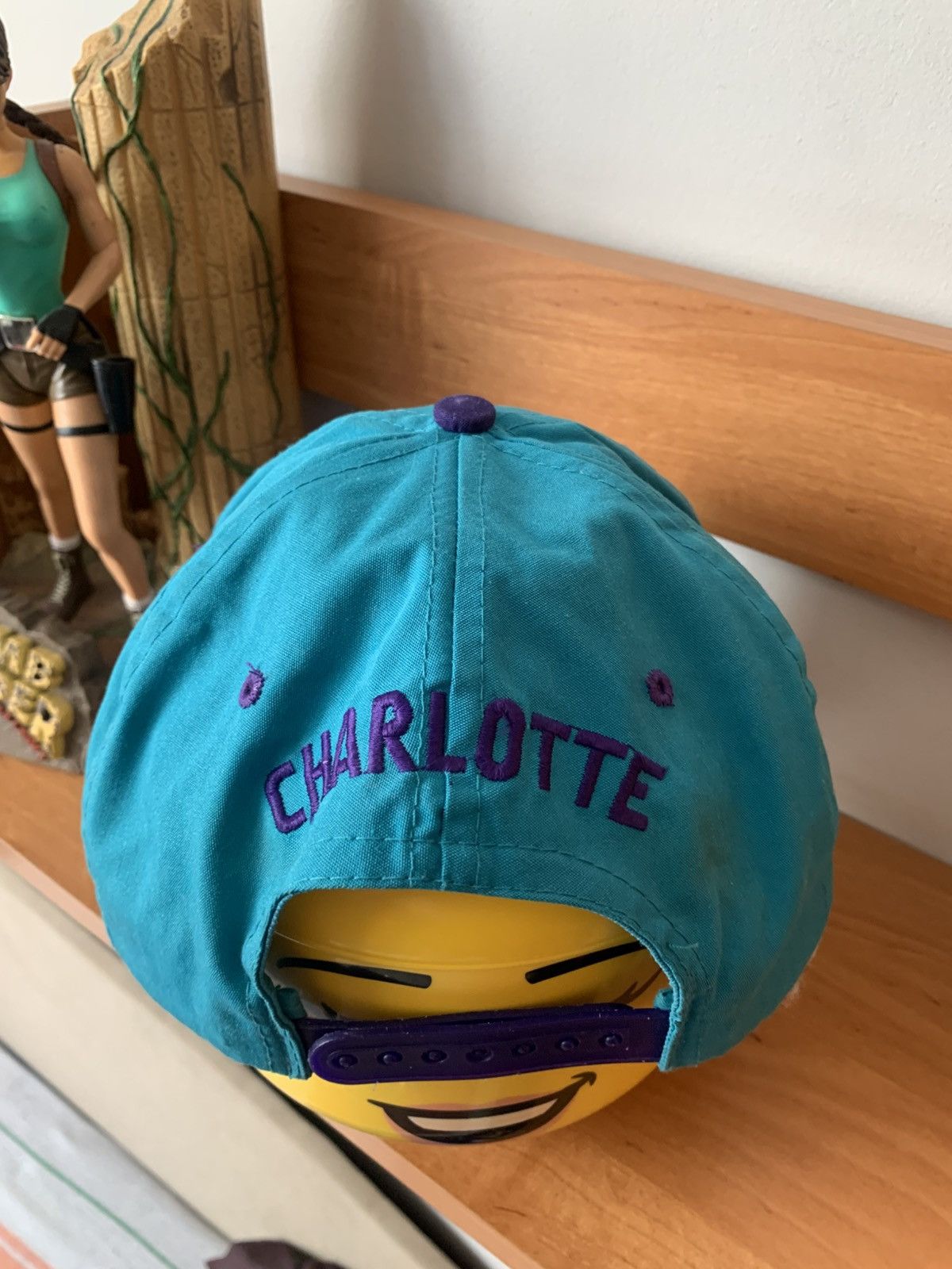 NBA × Vintage × Warner Bros 1993 Vintage Looney Tunes x NBA Buga Charlotte Hornets Cap Size ONE SIZE - 6 Thumbnail