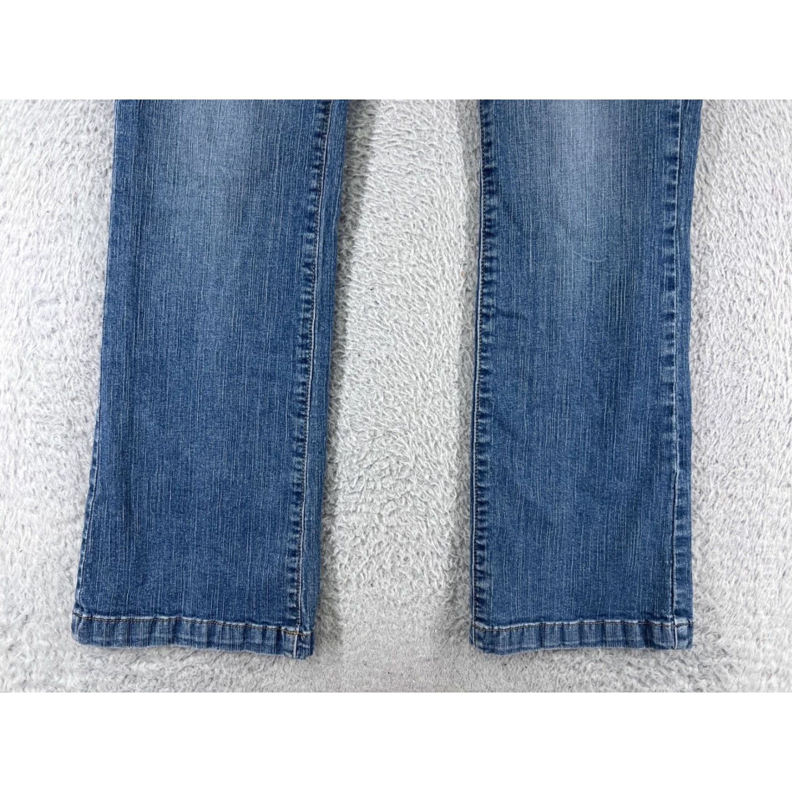 Lee Lee Womens Jeans Bootcut Denim Blue 6 Mid Rise 5-Pocket Cotton Stretch Inseam 29.5in Size 28" / US 6 / IT 42 - 6 Thumbnail