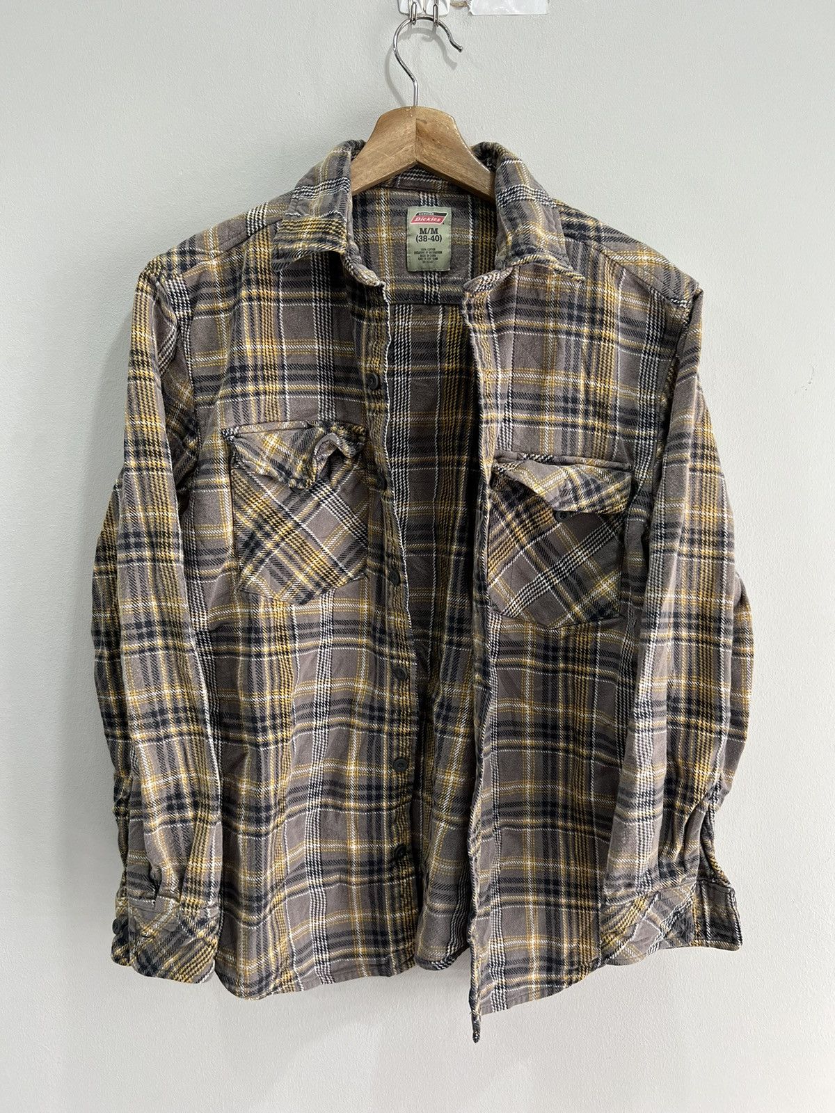 Dickies Vintage Dickies Button Up Shirt Plaid flannel Size US S / EU 44-46 / 1 - 1 Thumbnail