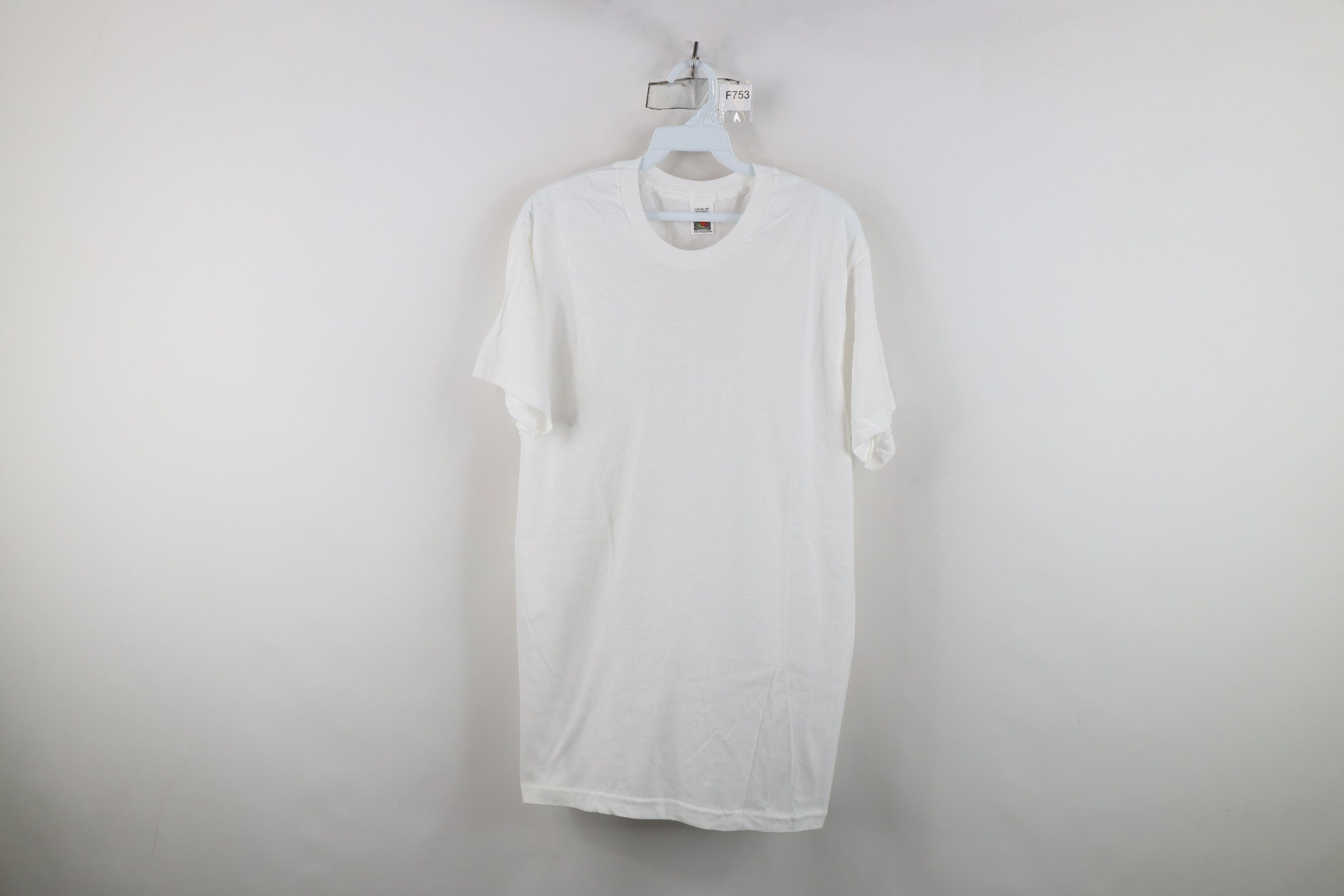 Vintage Vintage 90s Streetwear Cotton Short Sleeve T-Shirt White Size US L / EU 52-54 / 3 - 1 Thumbnail