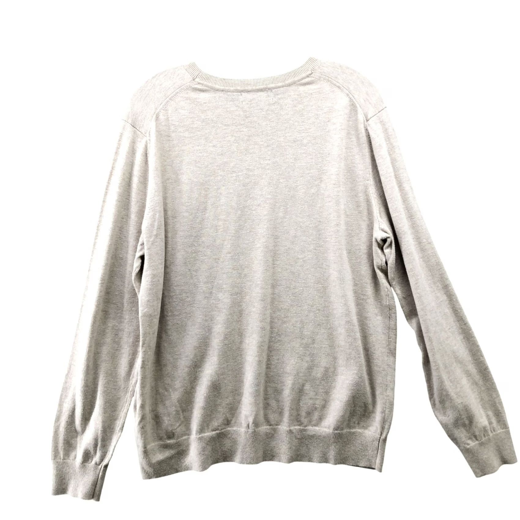 Banana Republic Banana Republic Eco Sweater Men XL Crewneck Lightweight Beige Cream Cotton Blend Pullover Knit Long Sleeve Size US XL / EU 56 / 4 - 2 Thumbnail