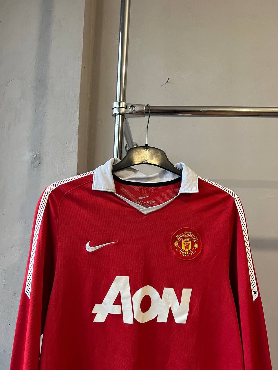 Nike 2010/11 MANCHESTER UNITED #7 HOME SOCCER JERSEY SHIRT NIKE L Size US L / EU 52-54 / 3 - 4 Thumbnail
