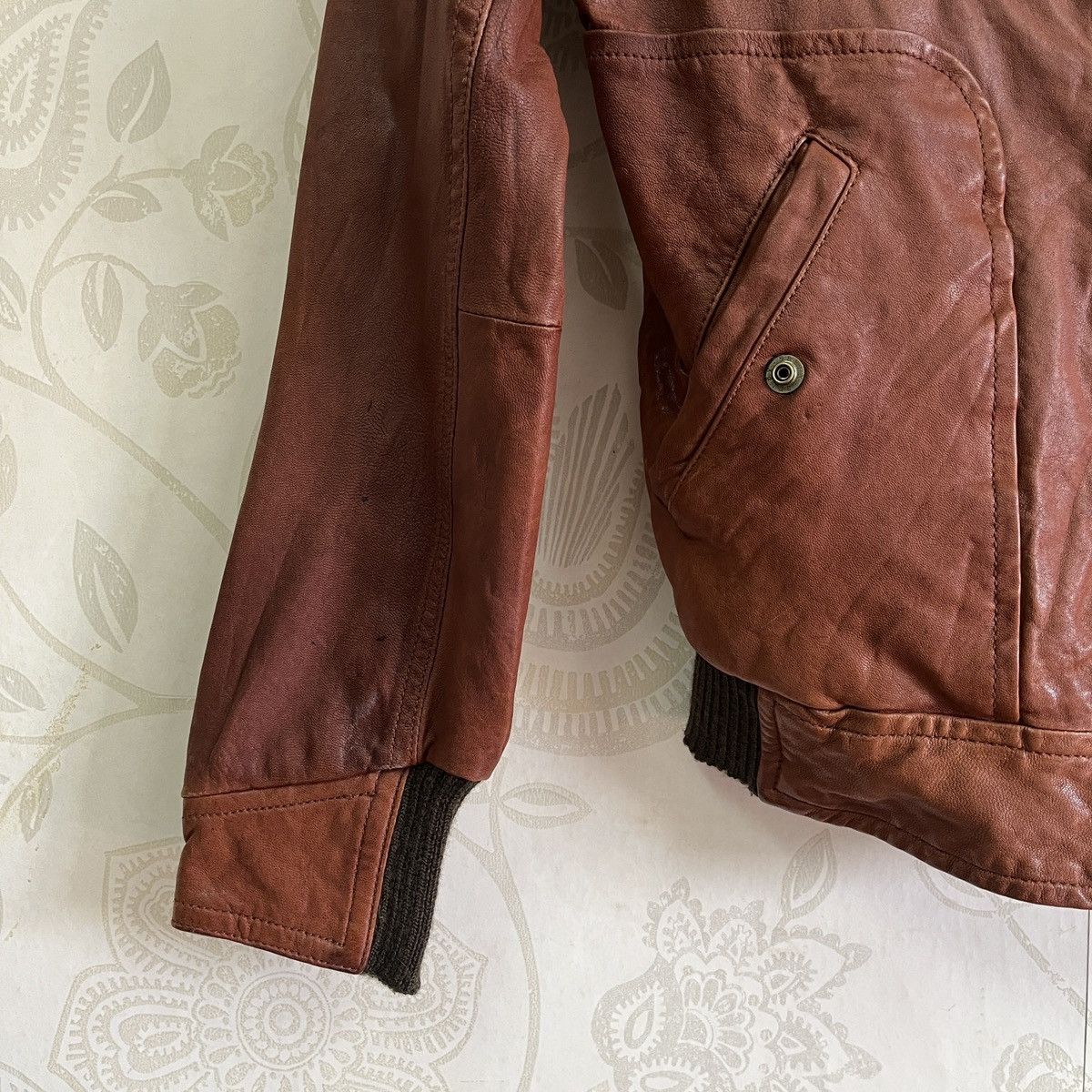 Pas de Calais × Seditionaries Bondage Pas De Calais Sheepskin Leather Jacket Size 38 Size XS / US 0-2 / IT 36-38 - 9 Thumbnail