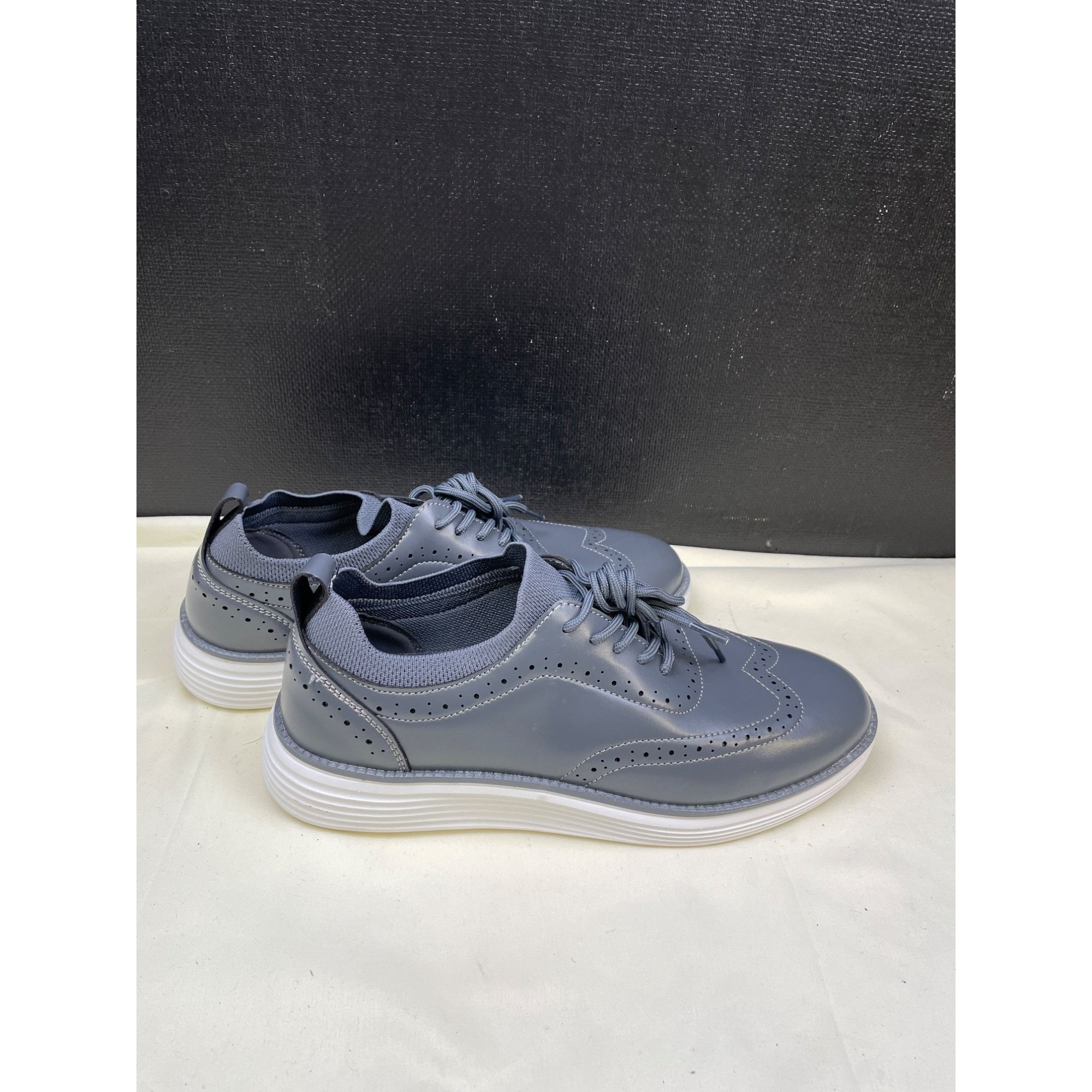 Other Gubarun Men's Gray WIng Tip Casual Loafers Slip on Shoes Siz Size US 10 / EU 43 - 4 Thumbnail