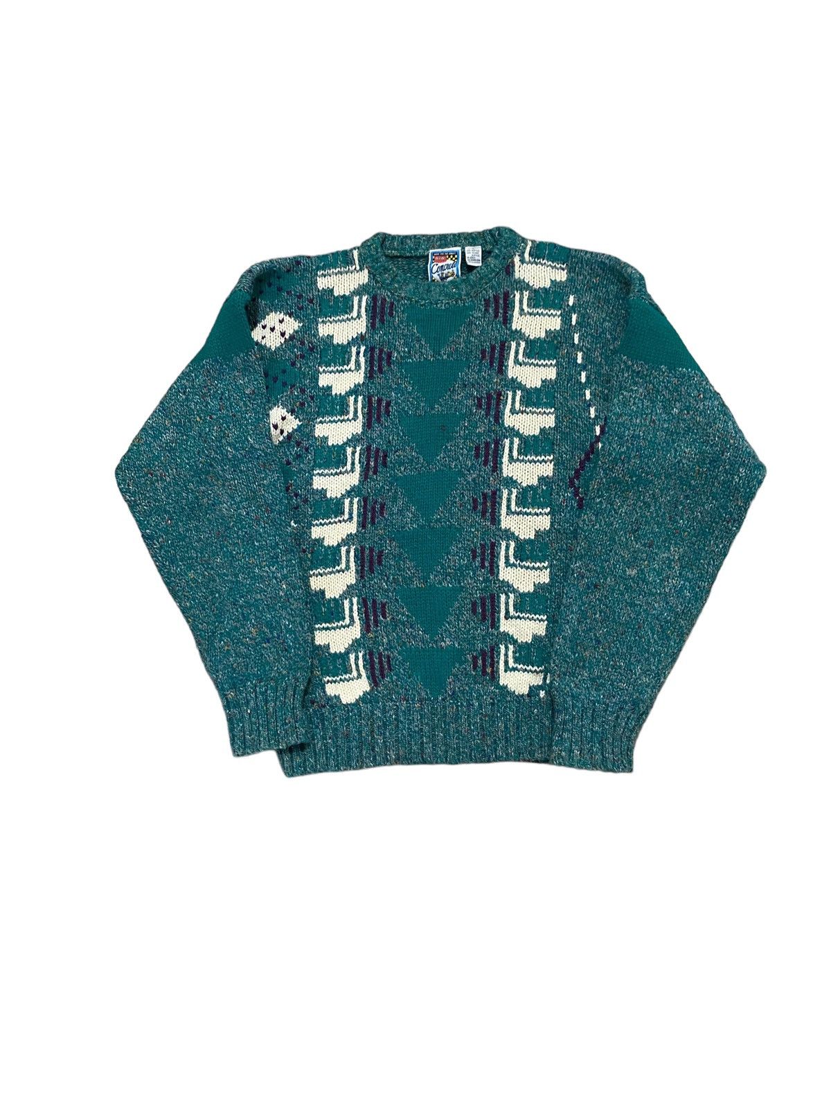 Japanese Brand × Vintage Vintage baggy distressed knitwear skater sweater 1990s y2k Size US L / EU 52-54 / 3 - 1 Thumbnail