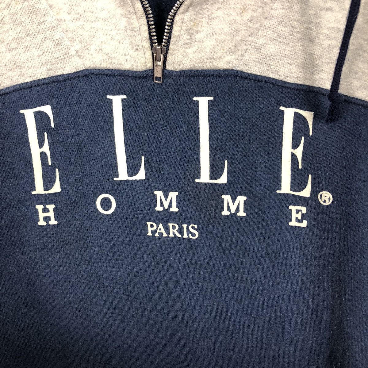 Japanese Brand × Vintage 📌Vintage Half Zipper Sweatshirt Collar Elle Homme Paris Size US L / EU 52-54 / 3 - 15 Thumbnail