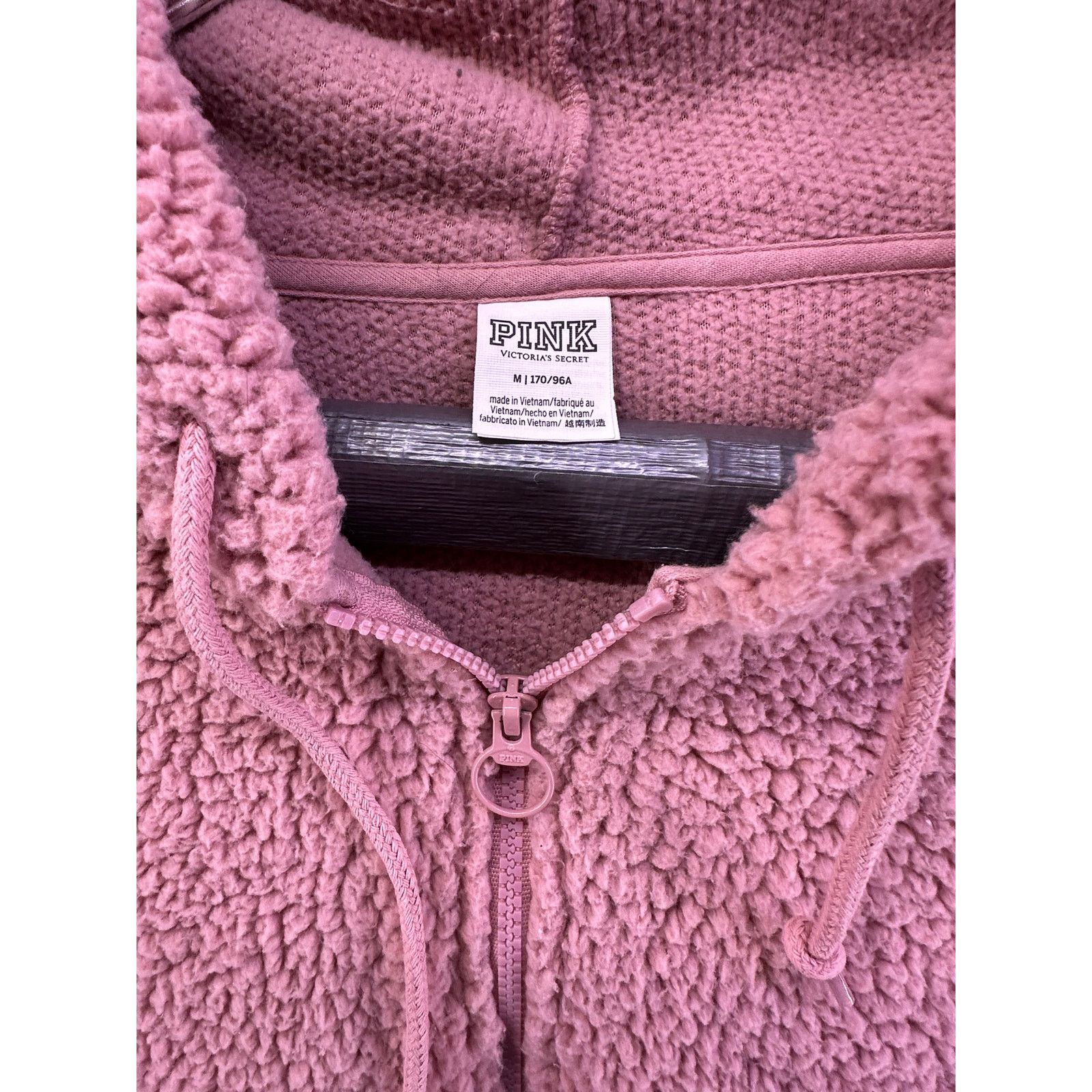 & Other Stories Victoria's Secret Pink Sherpa Half Zip Hoodie Rose/Pink Sz M Size M / US 6-8 / IT 42-44 - 6 Thumbnail
